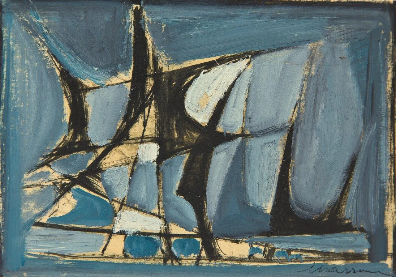 Untitled (173-093), António Charrua, Oil on paper