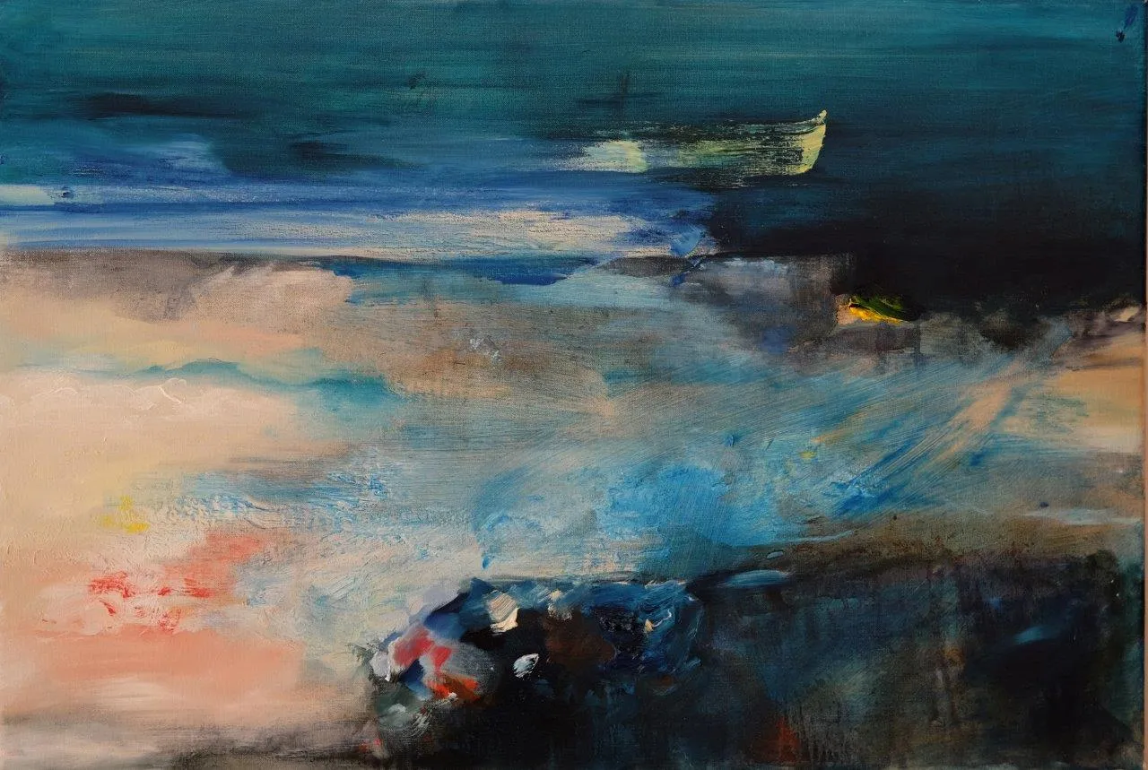 Untitled, Paisagem, Ana Sério, 2018, Oil on canvas