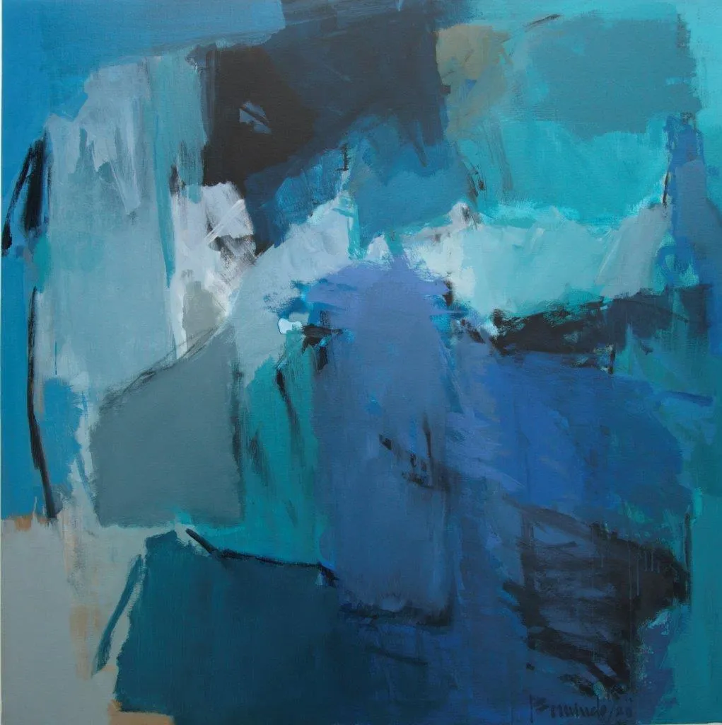 Gestualidades, Benvindo de Carvalho, 2020, Acrylic on canvas