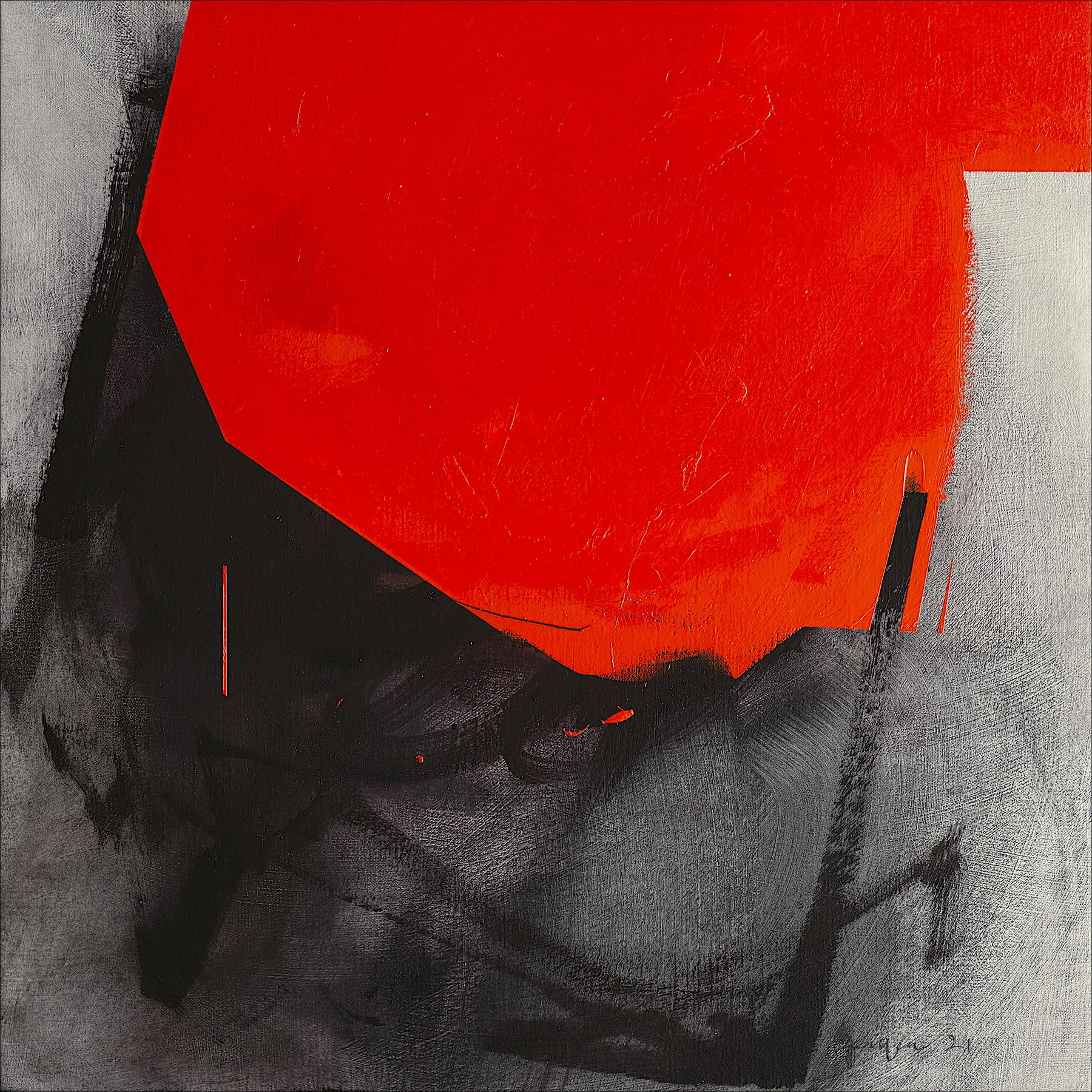 DEM #6, Fernando Gaspar, 2021, Mixed media on canvas