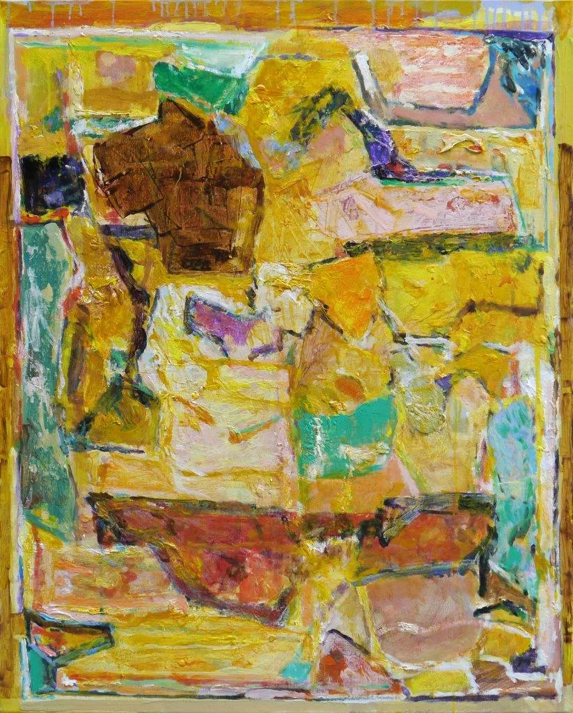 Untitled (187-10), Luís Rodrigues, 2017, Mixed media on canvas