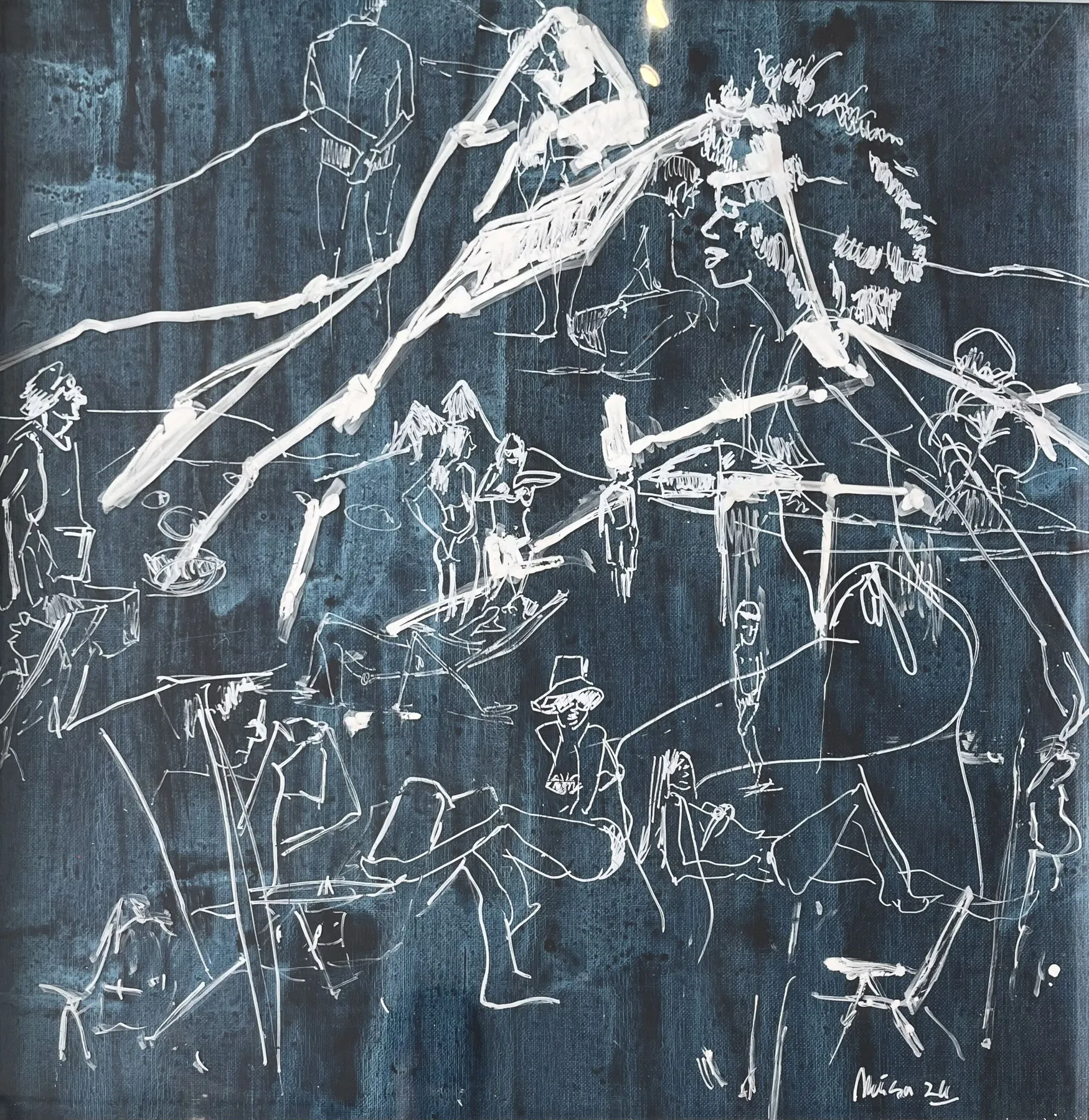Finissage #2, Maísa Champalimaud, 2026, Acrylic on acrylic on canvas