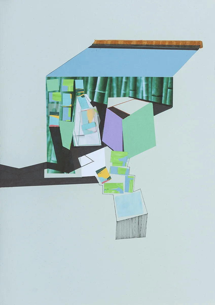 Heavy drawing #4, Ana Pais Oliveira, 2016, Mixed media on card