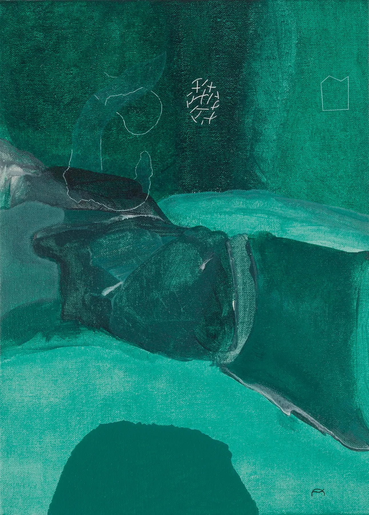 peregrino / da viagem o perdão, Fala Mariam, 2015, Acrylic on canvas