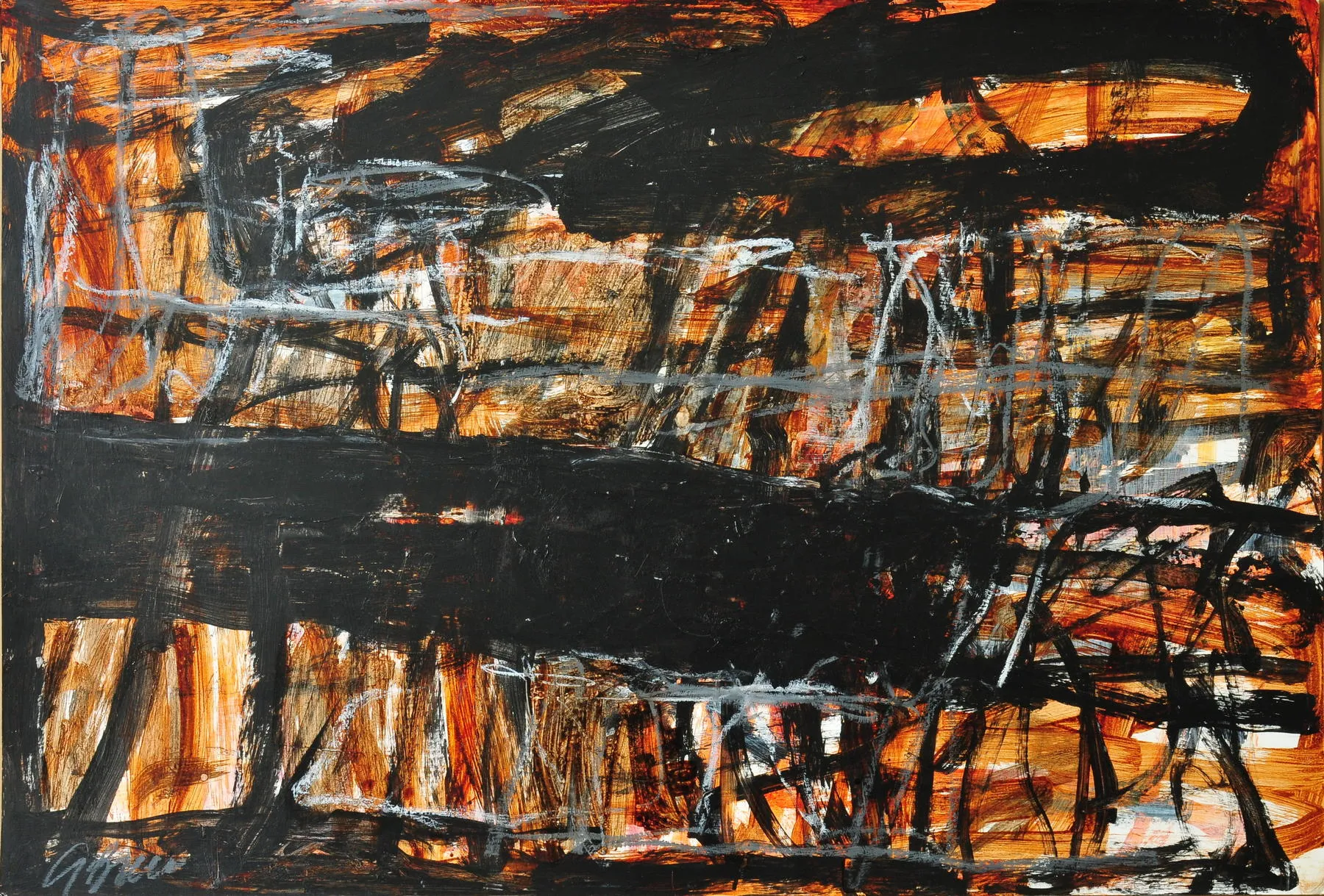 Untitled (131-05), González Bravo, 2013, Oil on cardboard