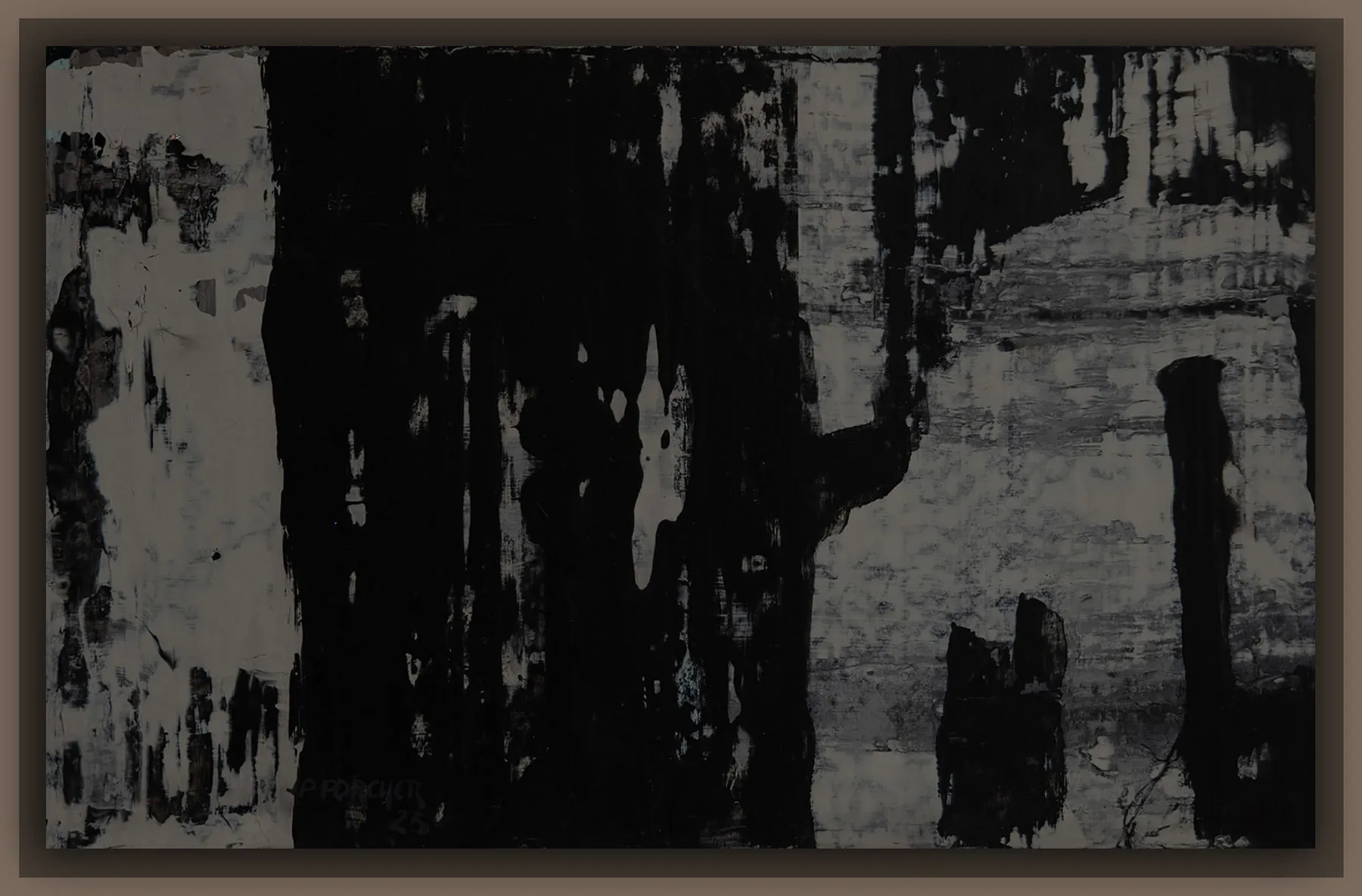 Série 1: Dès l'aube, Jean Pierre Porcher, 2026, Acrylic on card