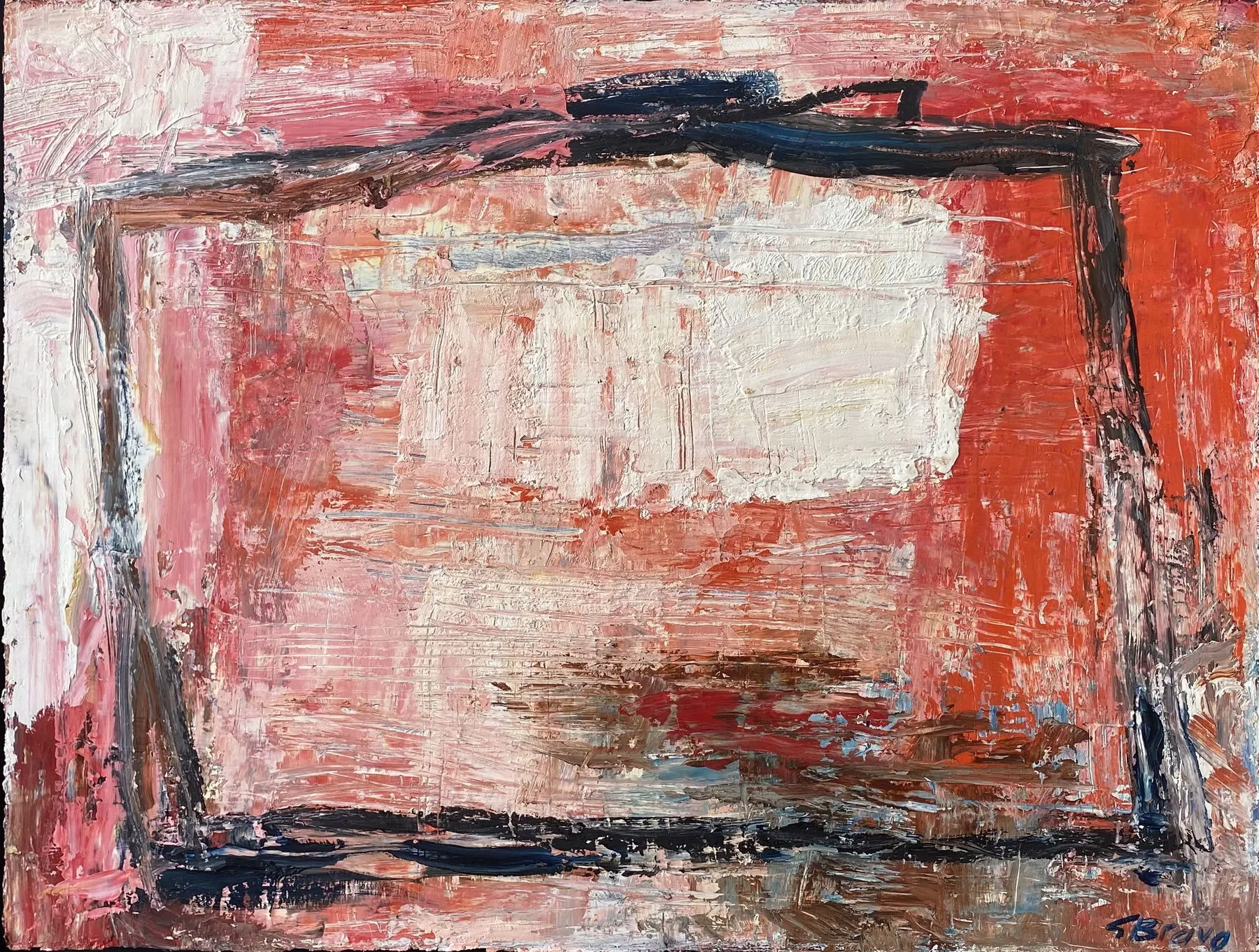 Untitled (249-10), González Bravo, 2022, Oil on canvas