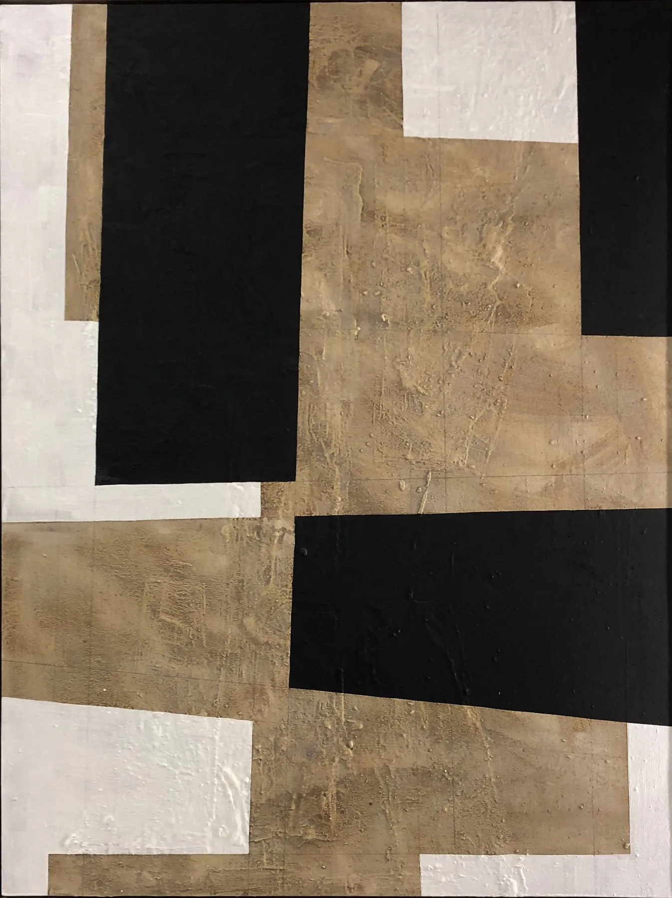 La Frontera de la Inquietud (262-11), Gustavo Mendez-Lizka, 2022, Mixed media on wood