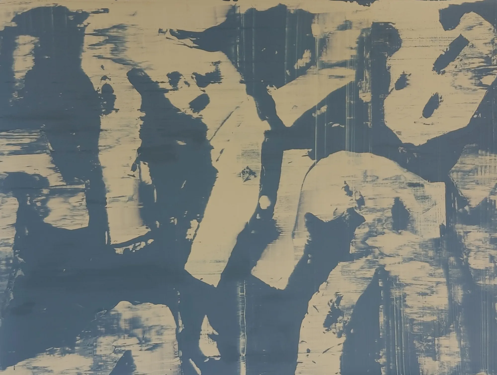 Repli, Jean Pierre Porcher, 2022, Acrylic on canvas