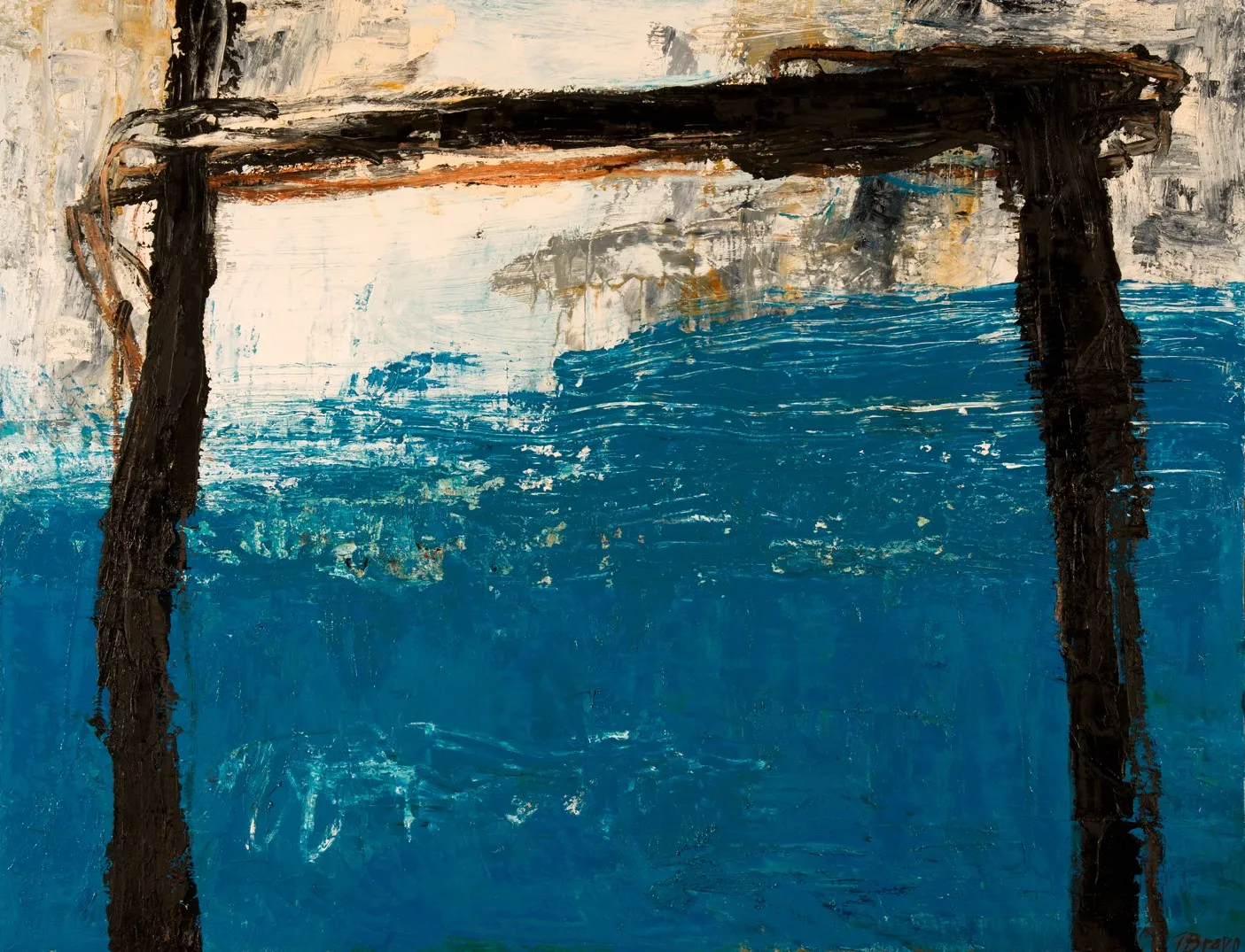 Untitled (283-10), González Bravo, 2023, Oil on canvas