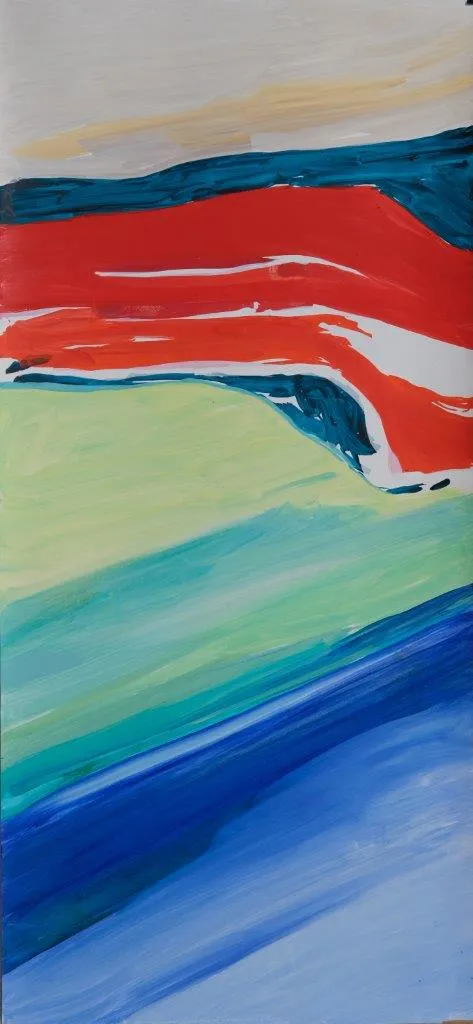 Ser-paisagem VIII, Ana Sério, 2022, Oil on paper