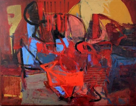 Dolomiti in autunno, Bruno Pedrosa, 2009, Oil on canvas