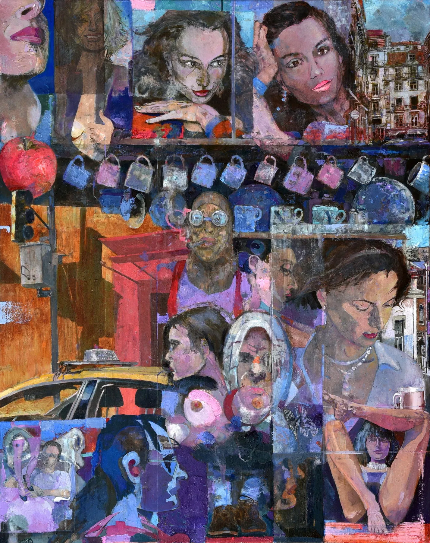 Ana e a vidente, João Cristóvão, 2025, Oil on canvas