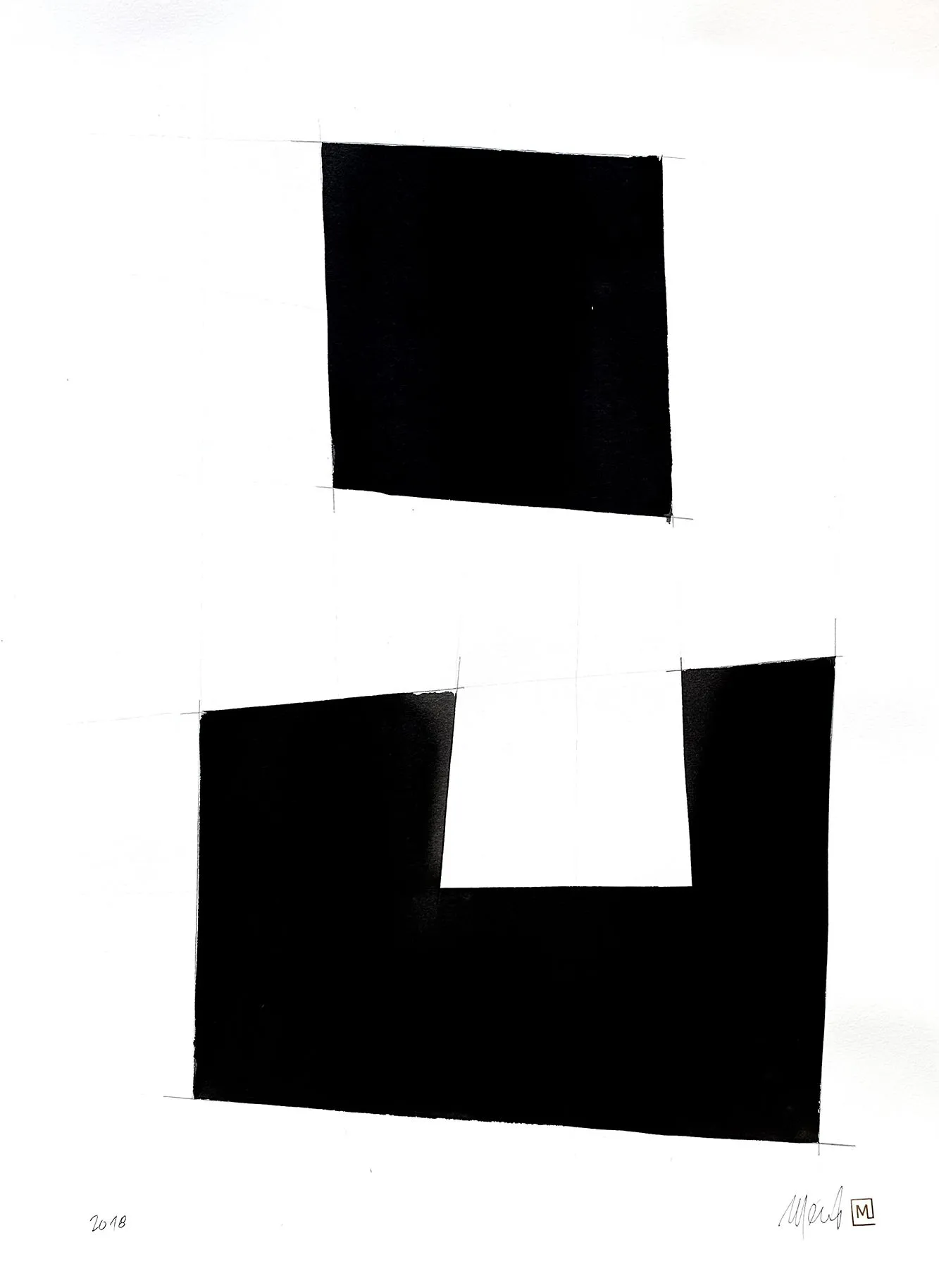 Série Herencia (262-32), Gustavo Mendez-Lizka, 2018, Mixed media on paper