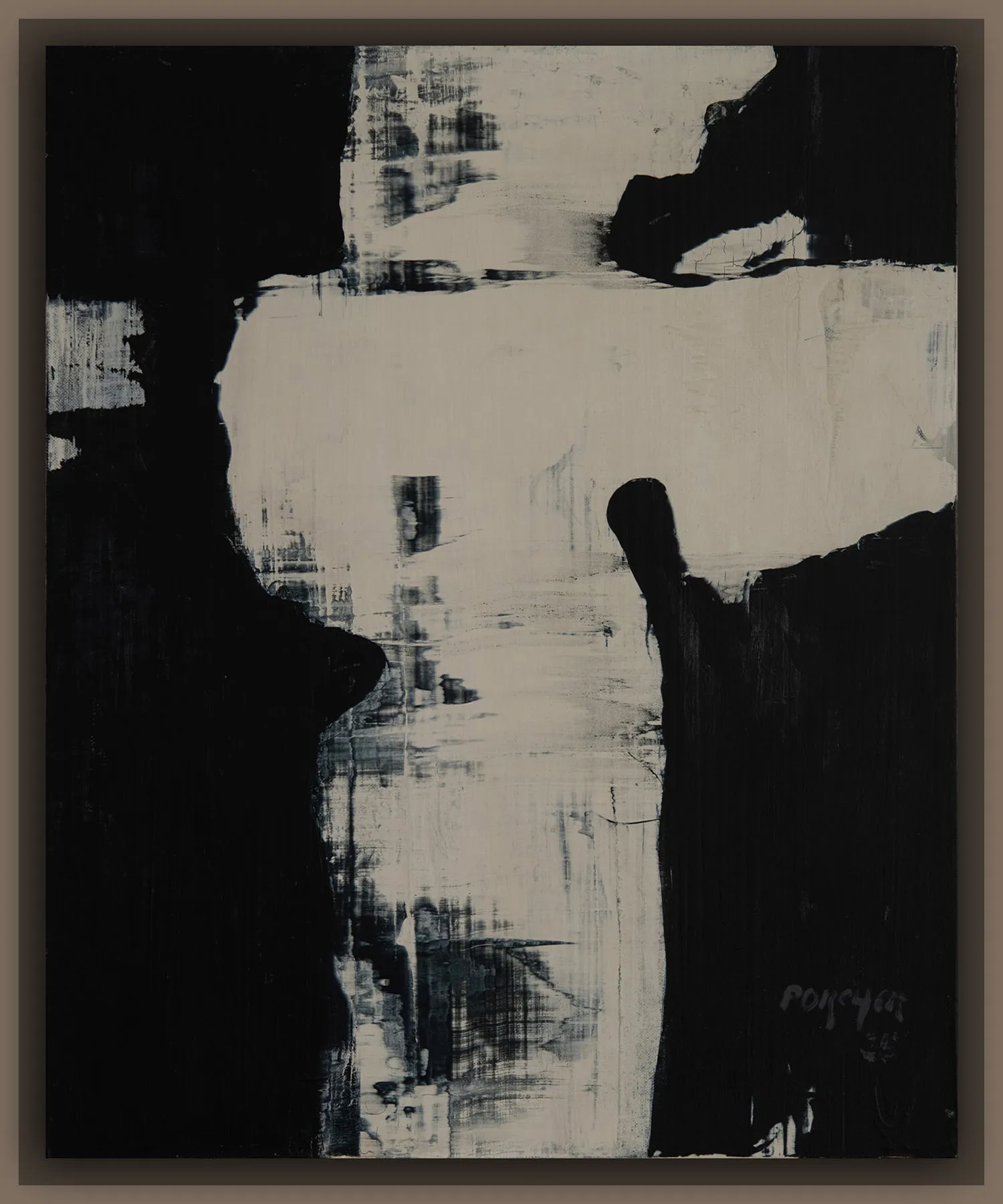 Série 1: Étude 3, Jean Pierre Porcher, 2026, Acrylic on canvas on plywood