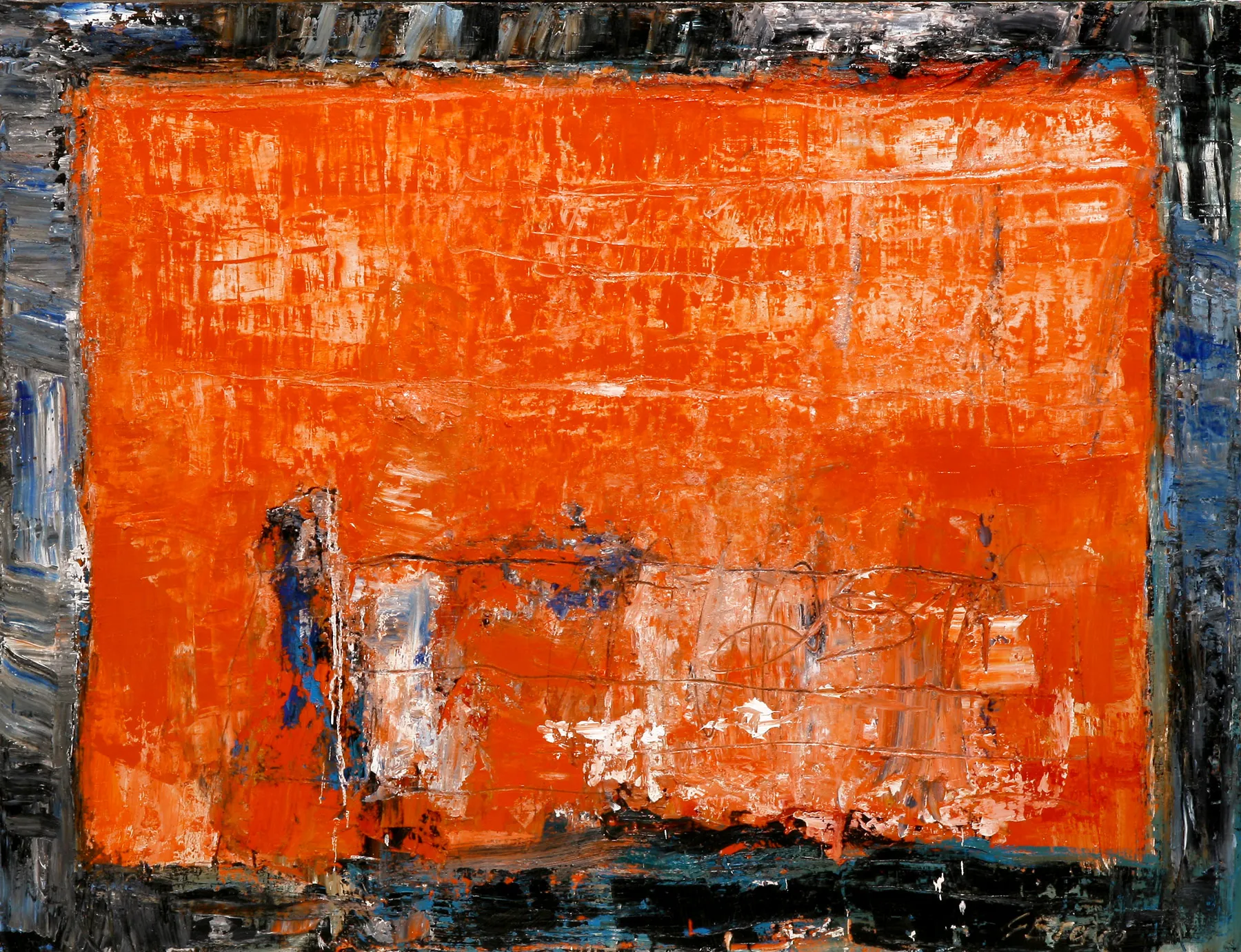 Untitled (109-04), González Bravo, 2010, Oil on canvas