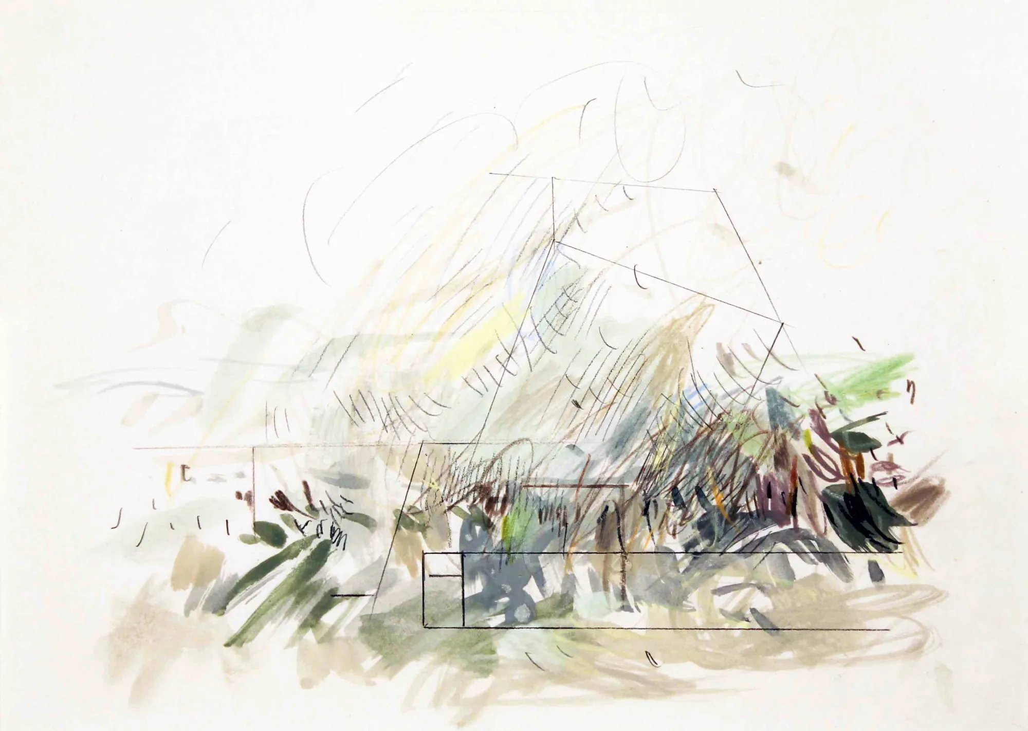 ISNESS #A1, Susana Chasse, 2024, Mixed media on paper