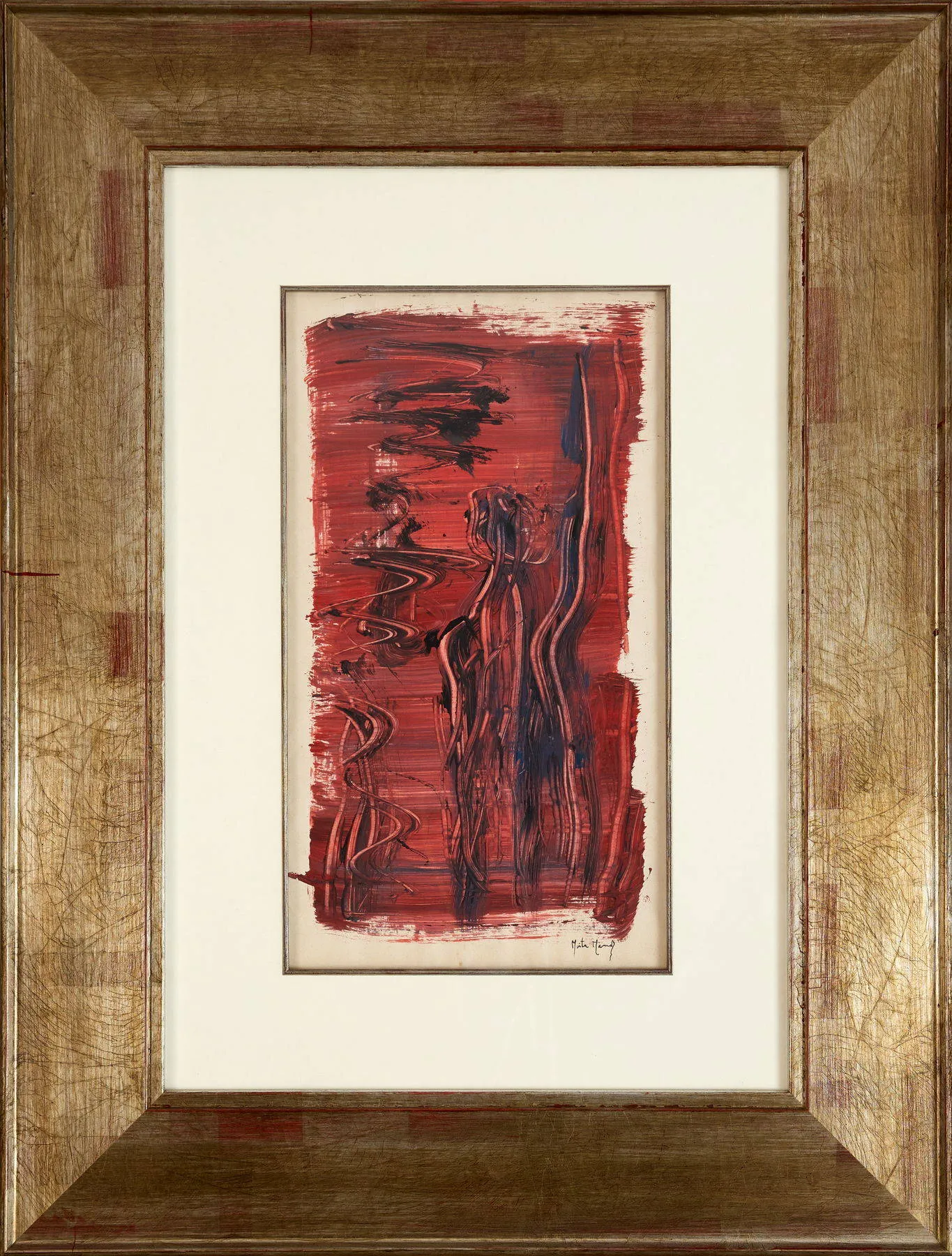 Untitled (300-08), Moita Macedo, Acrylic on paper
