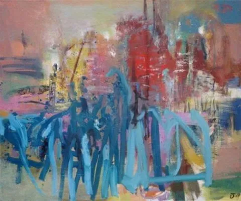 Sightless Horizon, Deolinda Fonseca, 2009, Oil on canvas