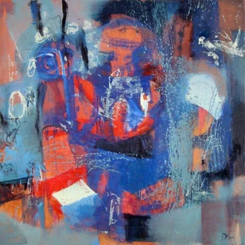 Balance of Power, Deolinda Fonseca, 2009, Oil on canvas