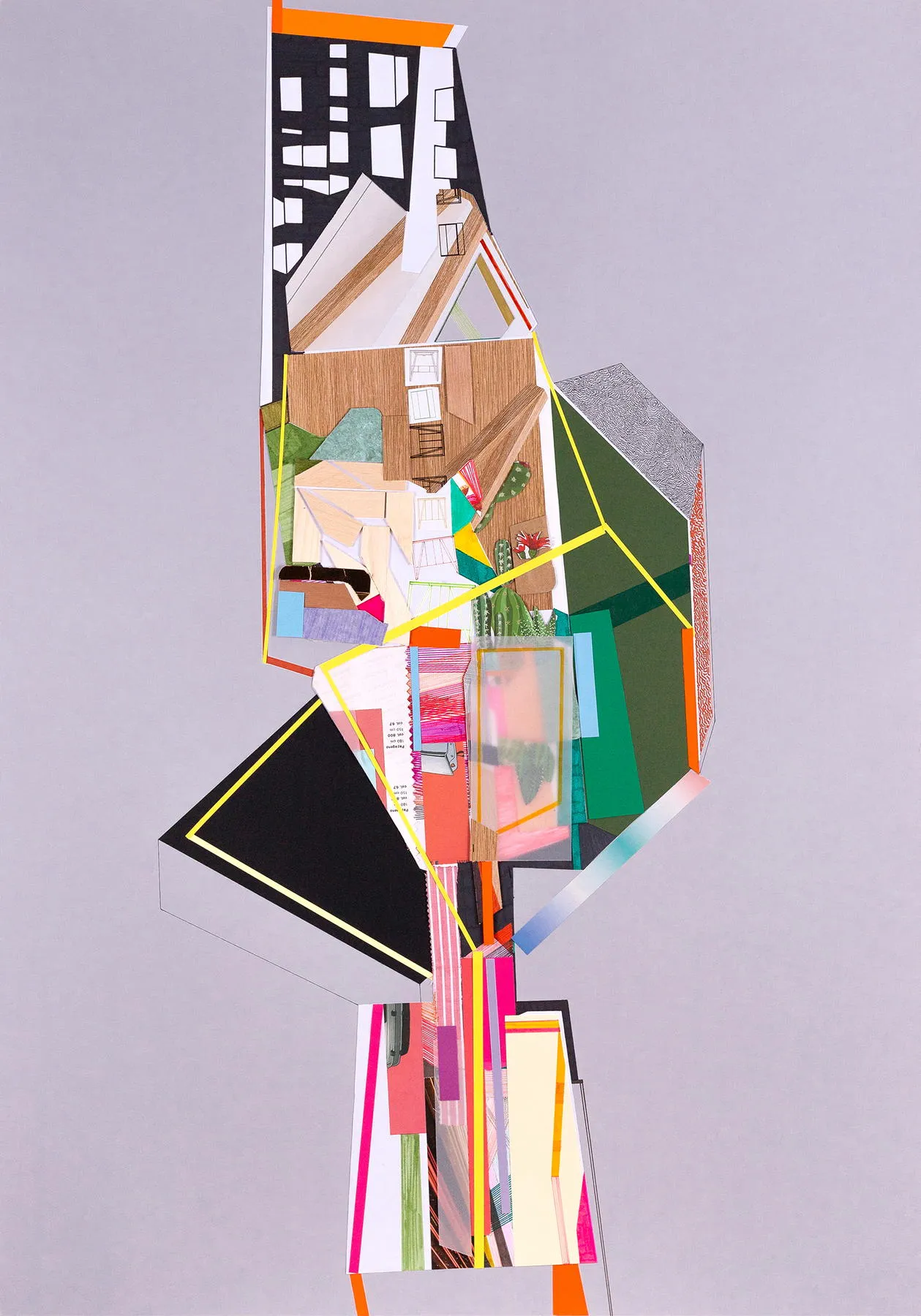 Fortaleza #5, Ana Pais Oliveira, 2019, Mixed media on card