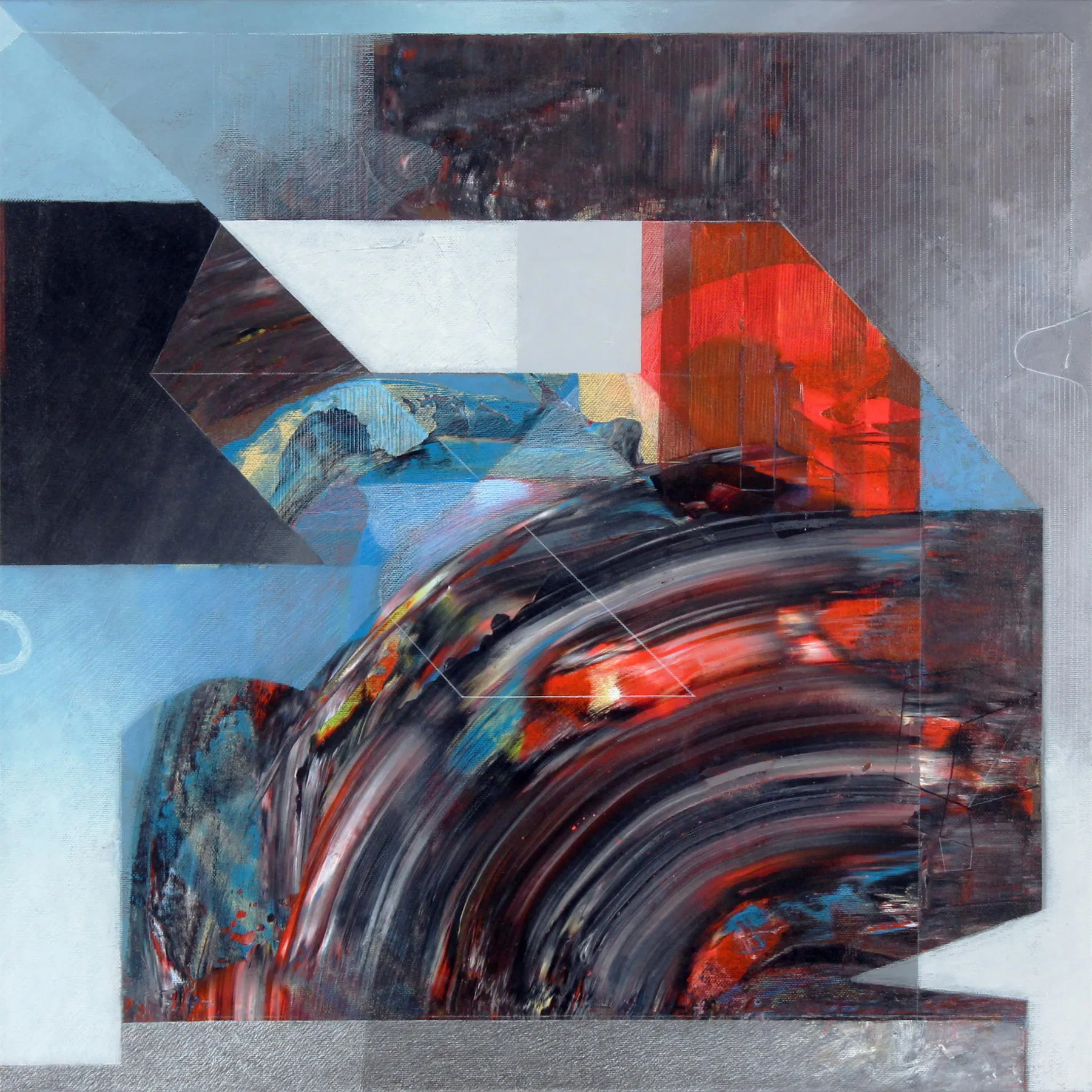 Try to Error, Rui Tavares, 2025, Mixed media on canvas