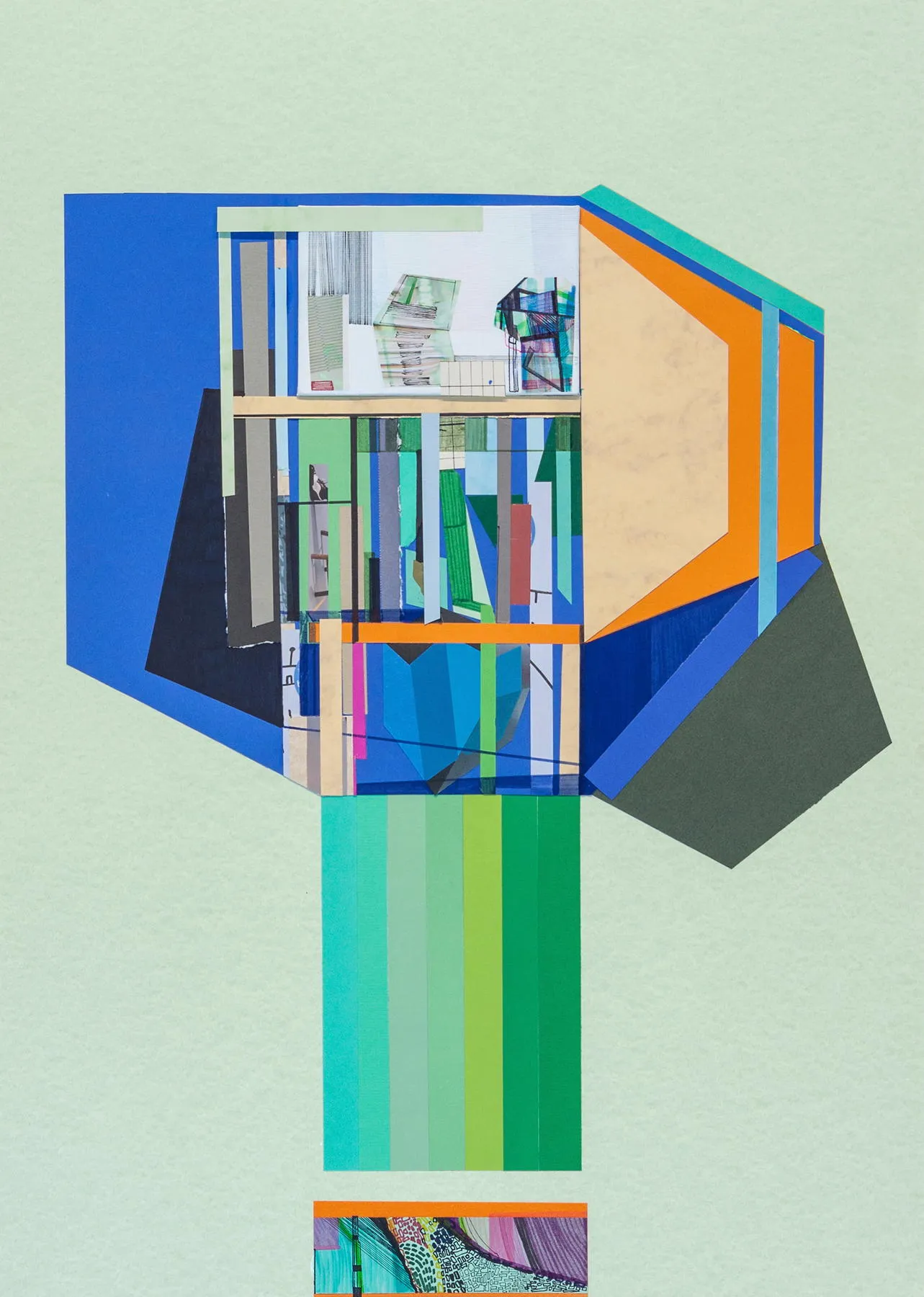 Heavy drawing #38, Ana Pais Oliveira, 2017, Mixed media on card