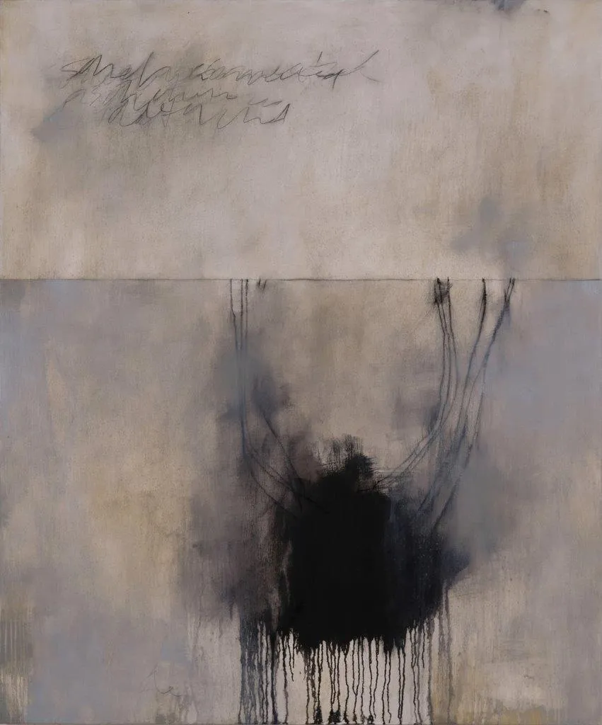 Detach, Steven Seinberg, 2023, Mixed media with oil on canvas