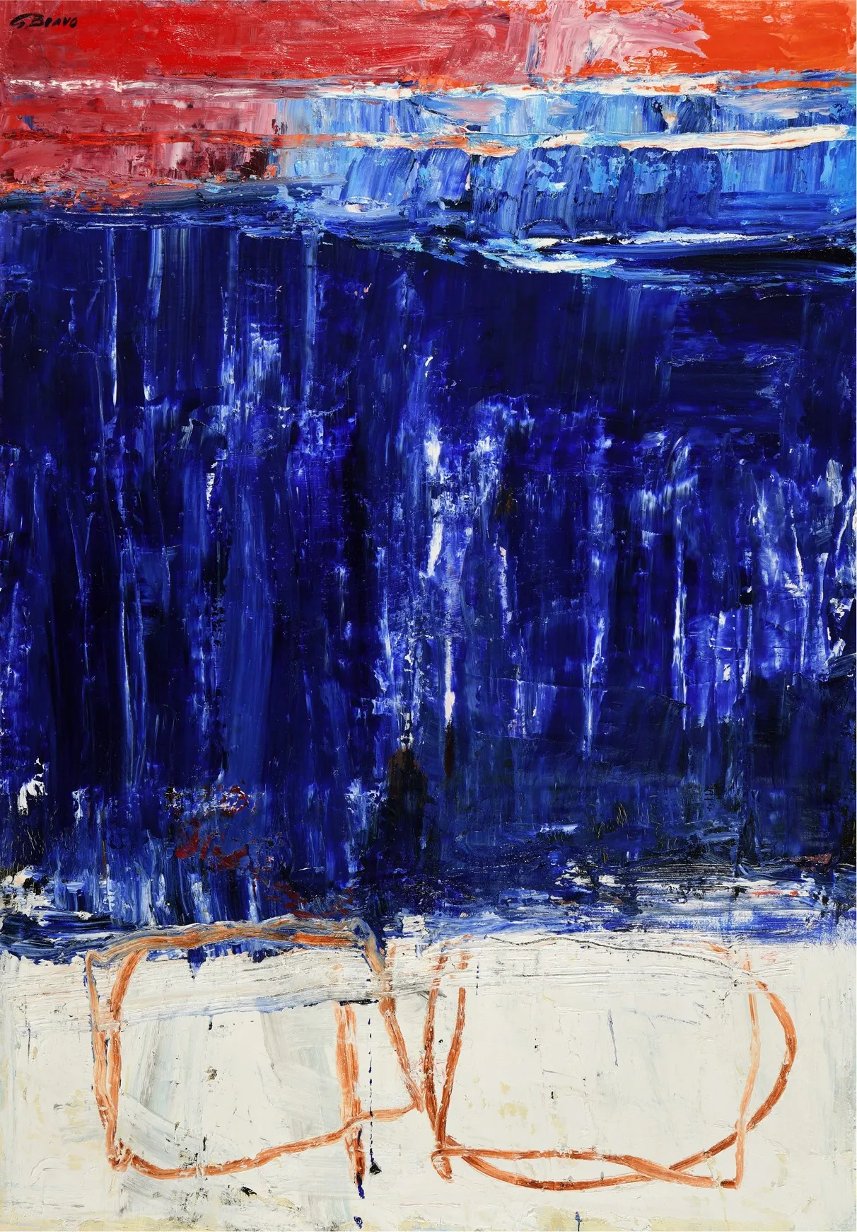 Untitled (283-09), González Bravo, 2024, Oil on canvas