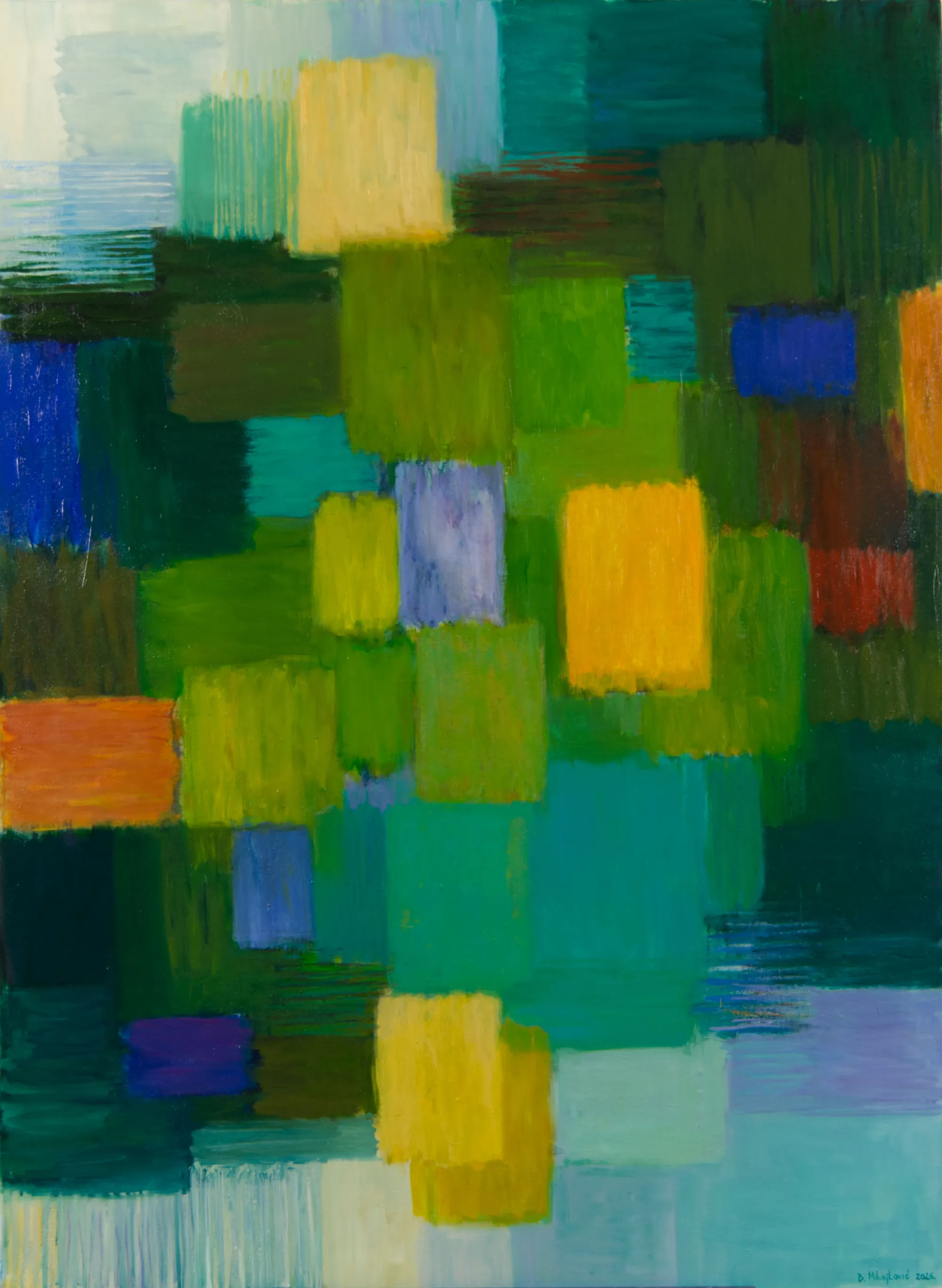 A.P.26-697, Branislav Mihajlović, 2026, Oil on canvas