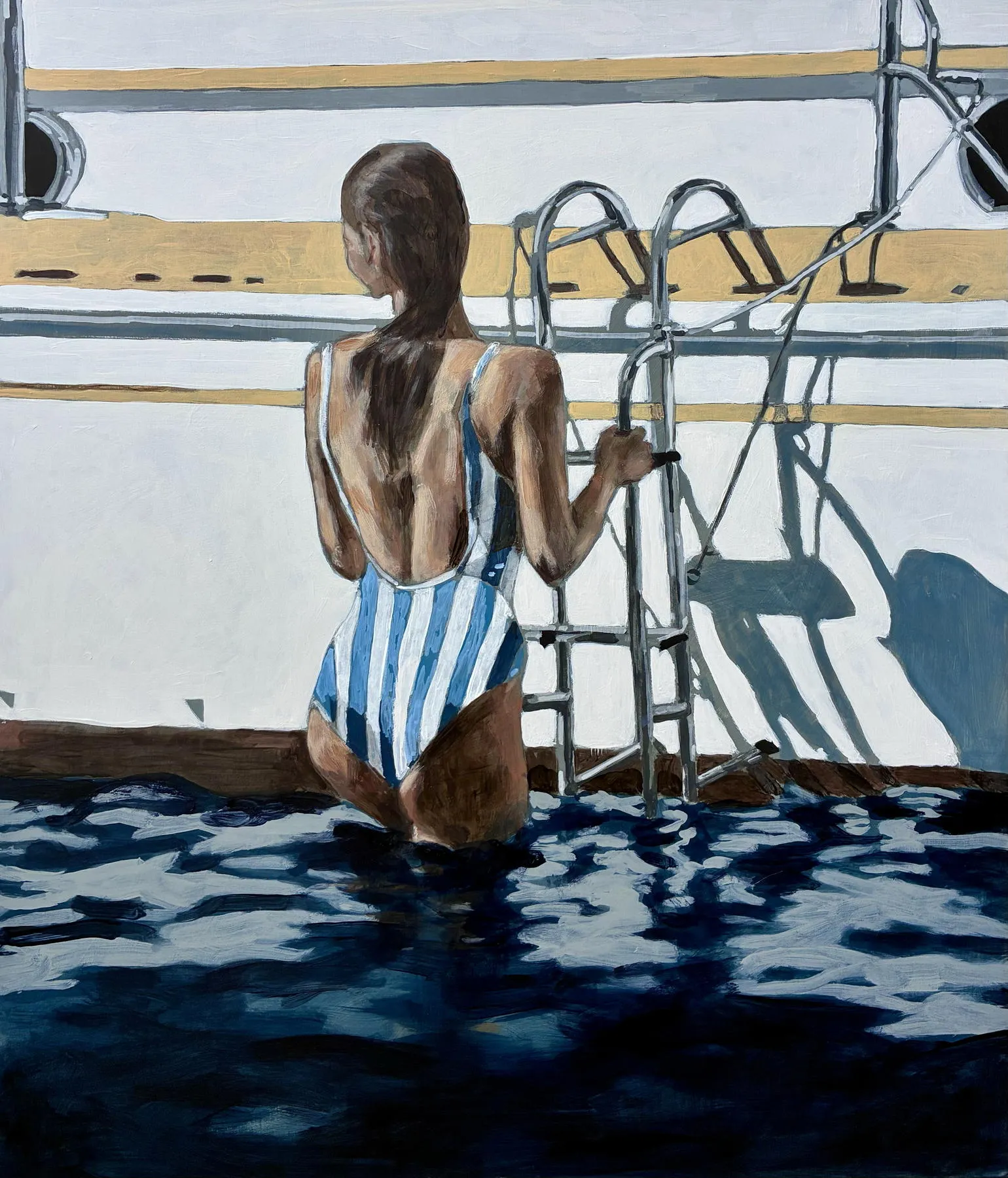 Untitled (301-11), Ana Cardoso, 2026, Acrylic and coloured pencil on MDF