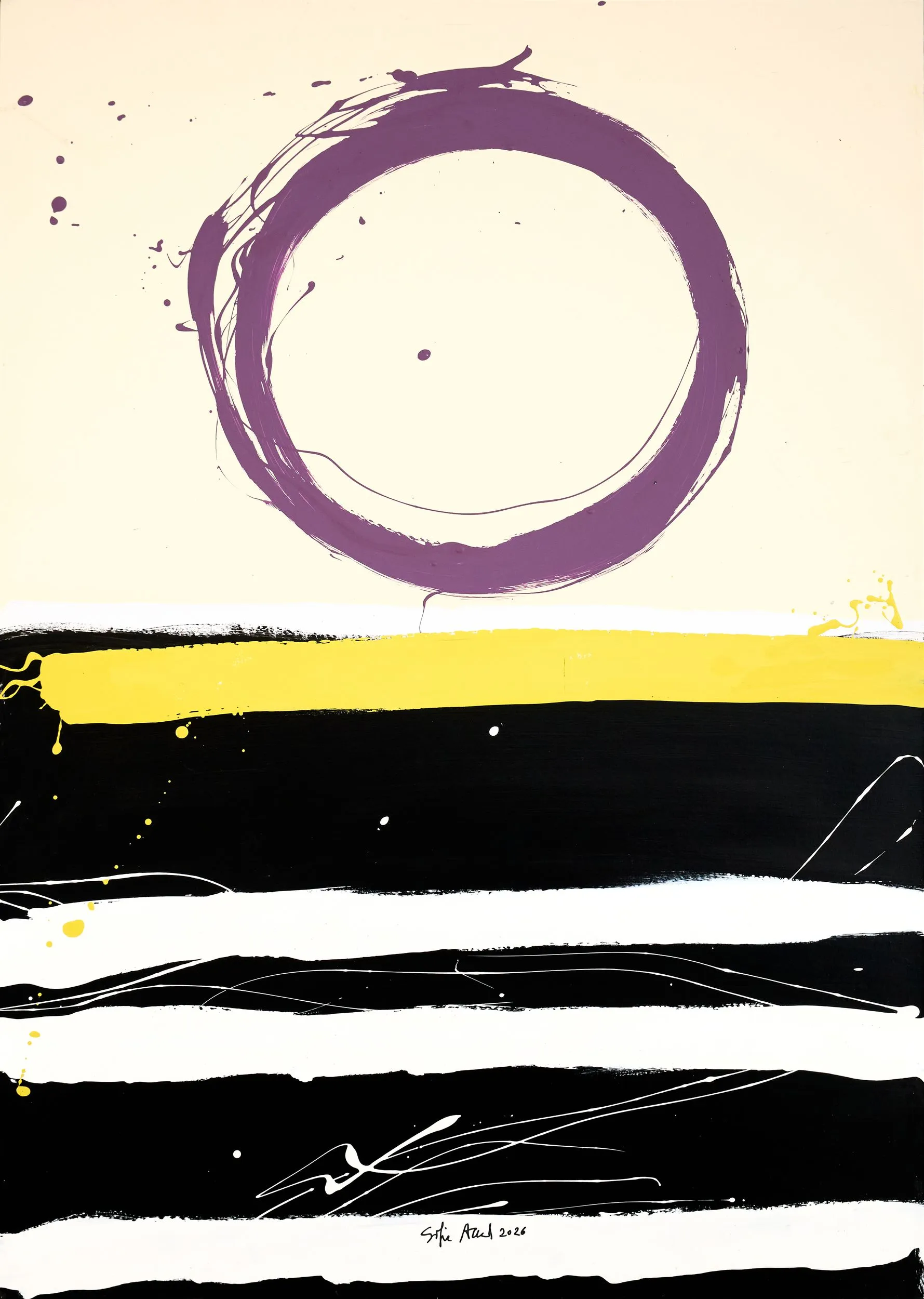 Untitled (299-06), Sofia Areal, 2026, Mixed media on mat board