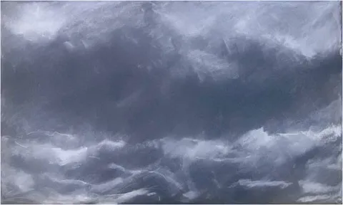 Sea series, Cristina Guise, 2007, Pastel drawing on sandpaper
