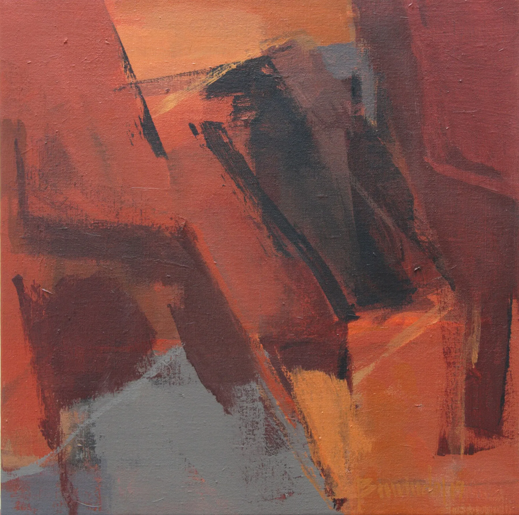 Untitled (BVDCRV001), Benvindo de Carvalho, 2019, Acrylic on canvas