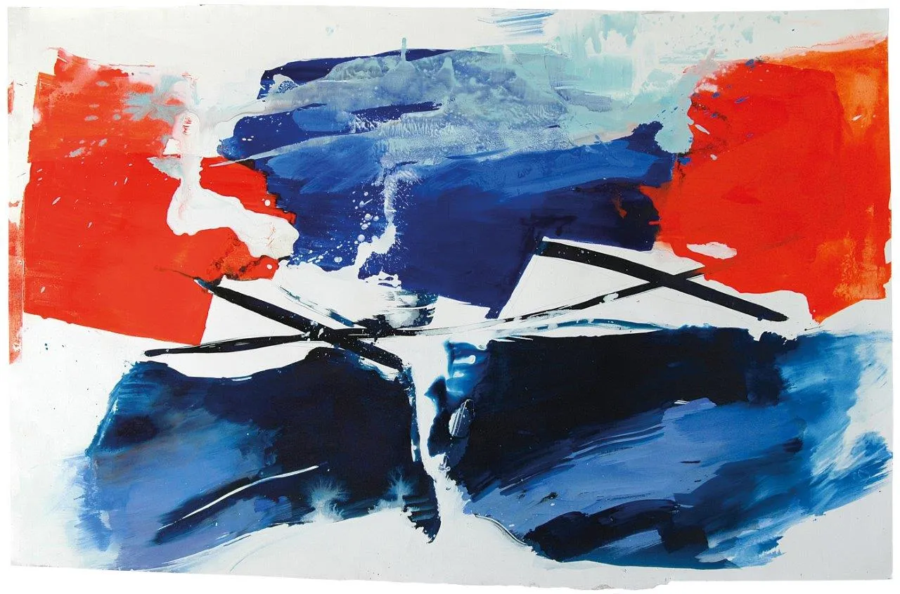 Reflexo (turvo) da luz #9, Ana Sério, 2015, Oil on paper