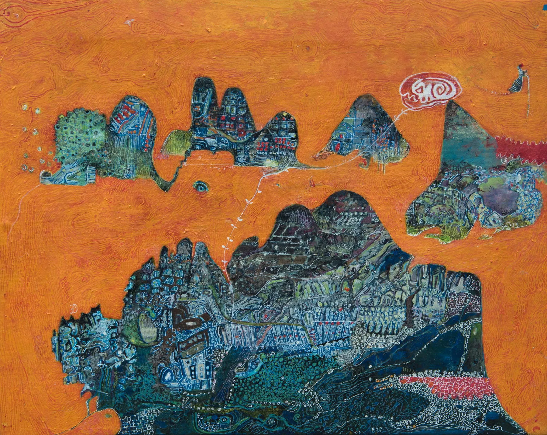 O Museu das esculturas ao ar livre, Ana Maria, 2016, Oil on canvas