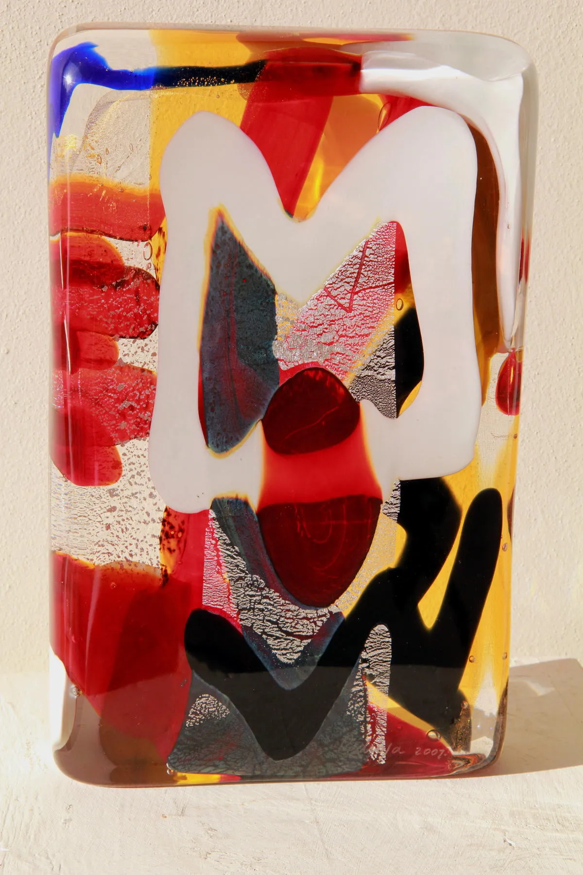 Gibraltar Sunset, Bruno Pedrosa, 2004, Murano glass (sommerso)