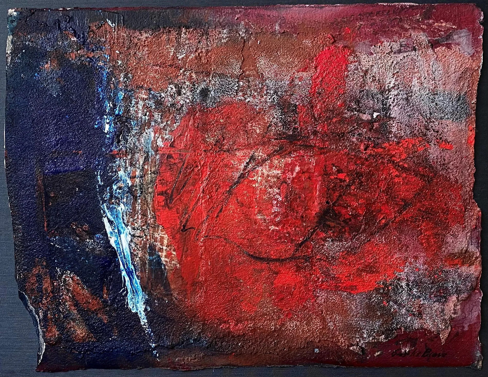 Untitled, González Bravo, 1991, Oil on cardboard