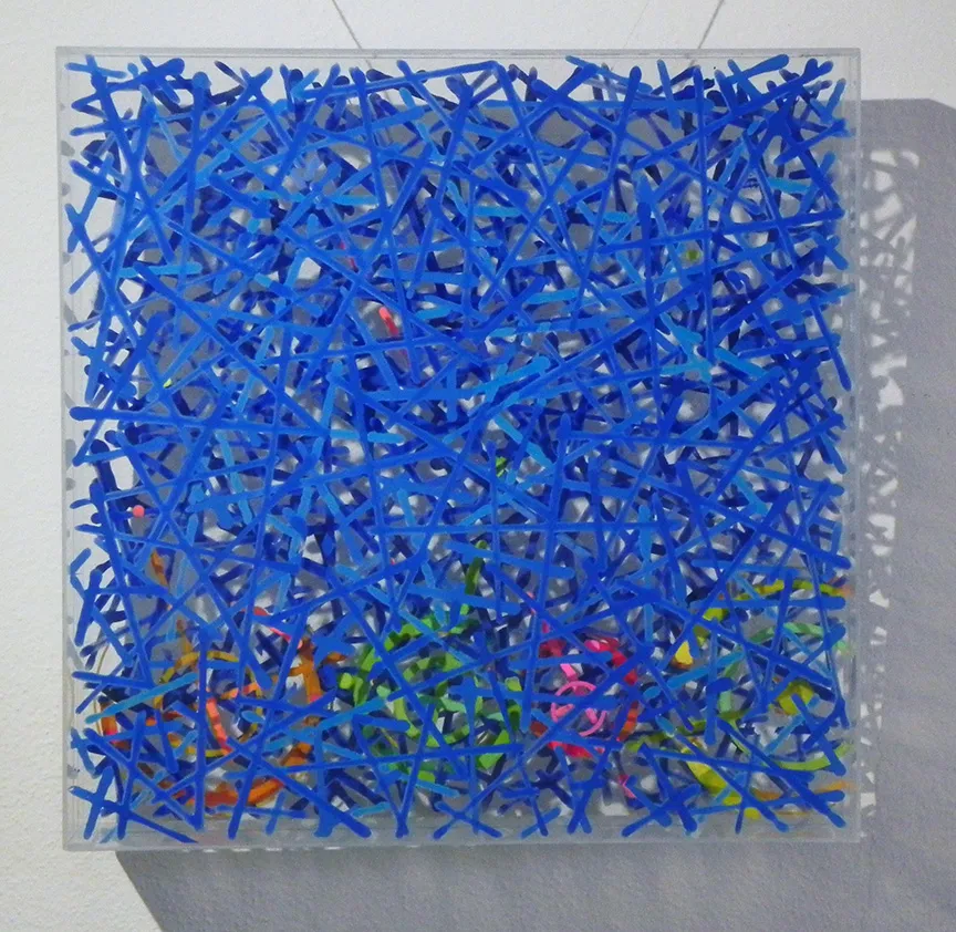 Relógio #1, Yury Darash, 2024, Painting on acrylic glass
