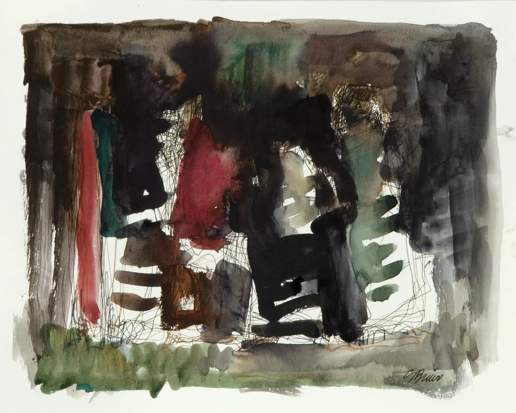 Untitled, González Bravo, 2008, Watercolour on paper