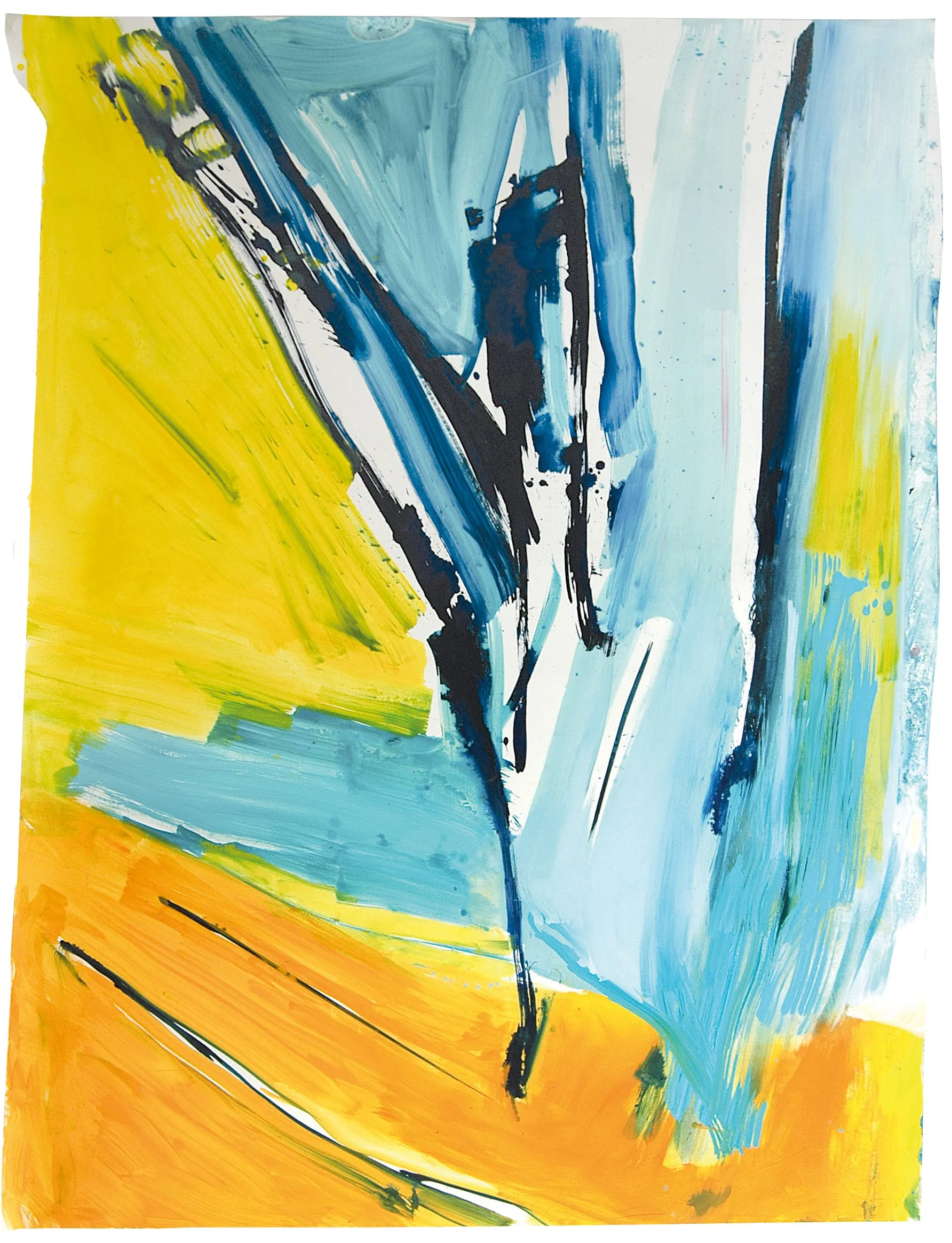 Reflexo (turvo) da luz #6, Ana Sério, 2015, Oil on paper