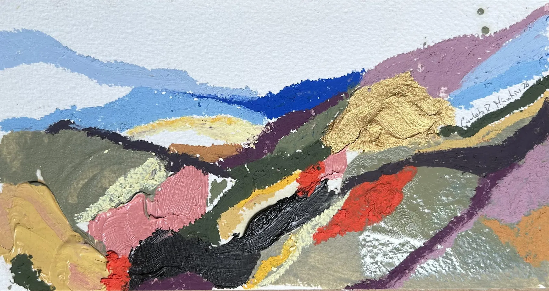 Untitled (293-31), Carlota Roque Martins, 2026, Mixed media on paper