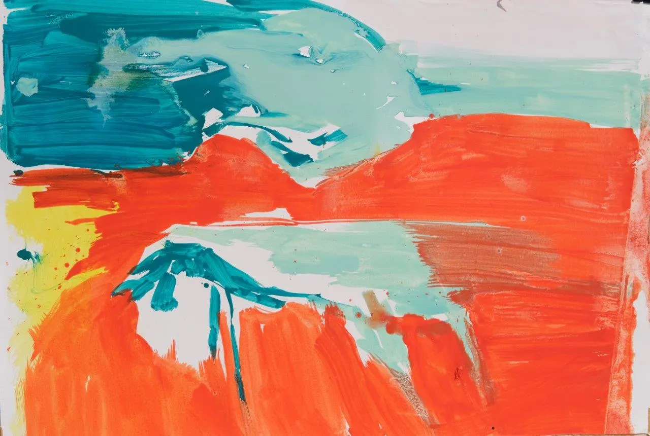 Território, Ana Sério, 2022, Oil on paper