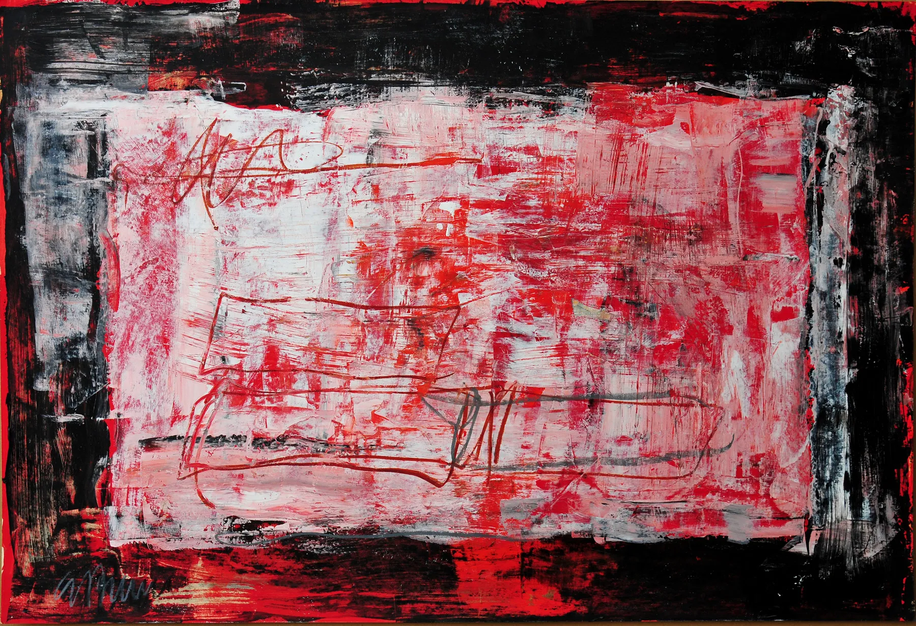 Untitled (131-01), González Bravo, 2013, Oil on cardboard