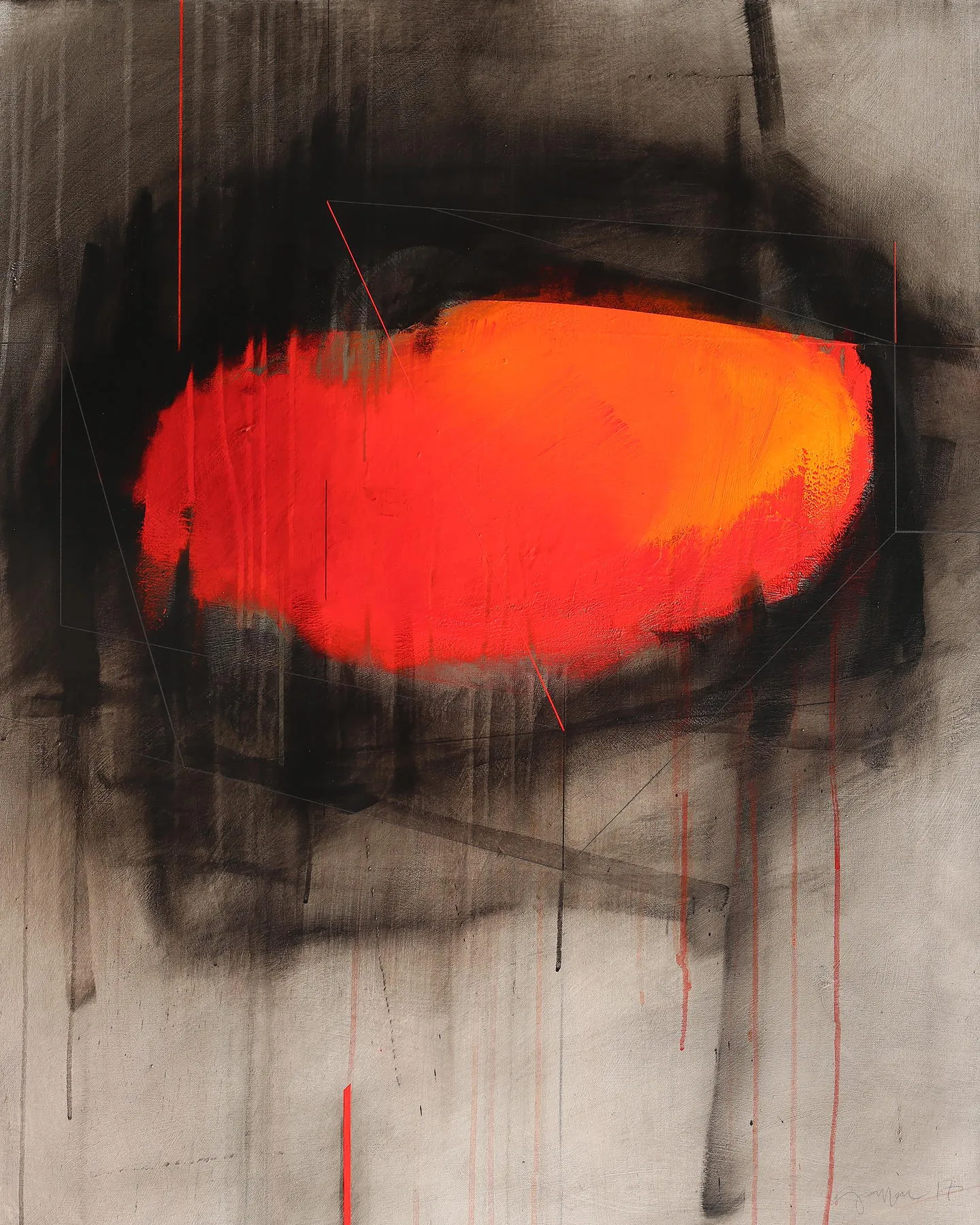 Separated Land #67, Fernando Gaspar, 2017, Acrylic on canvas