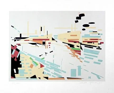 O Cais, Nadir Afonso, 1980