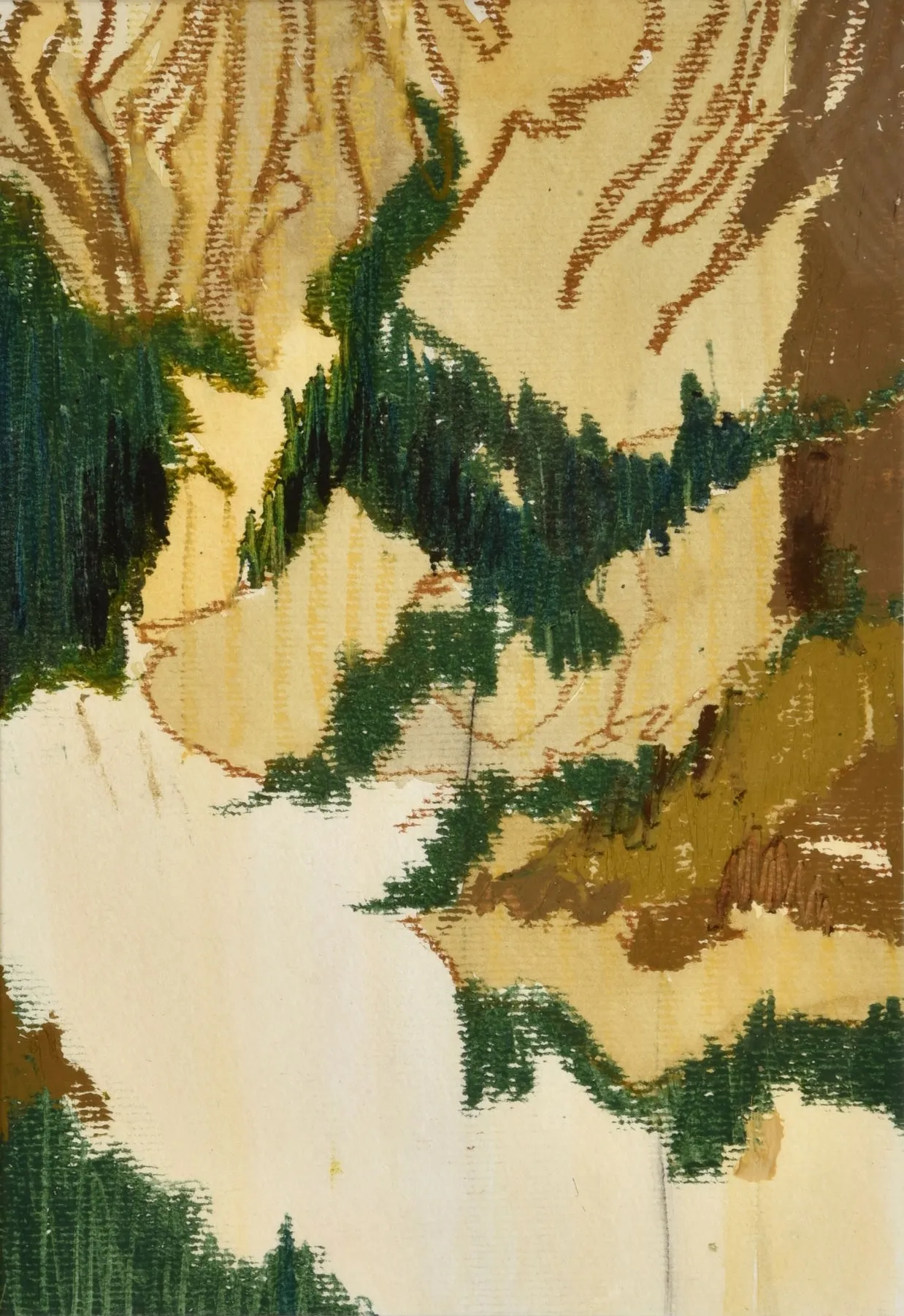Untitled (232-18), Stefanie Pullin, 2020, Mixed media on paper
