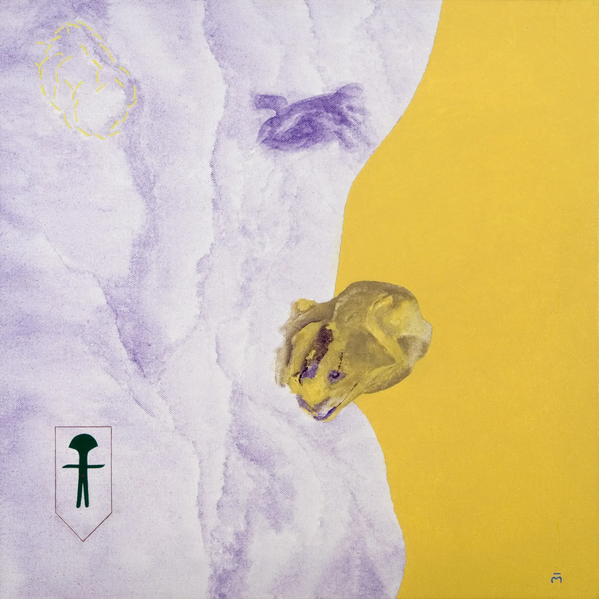 o abismo, Fala Mariam, 2008, Acrylic on canvas