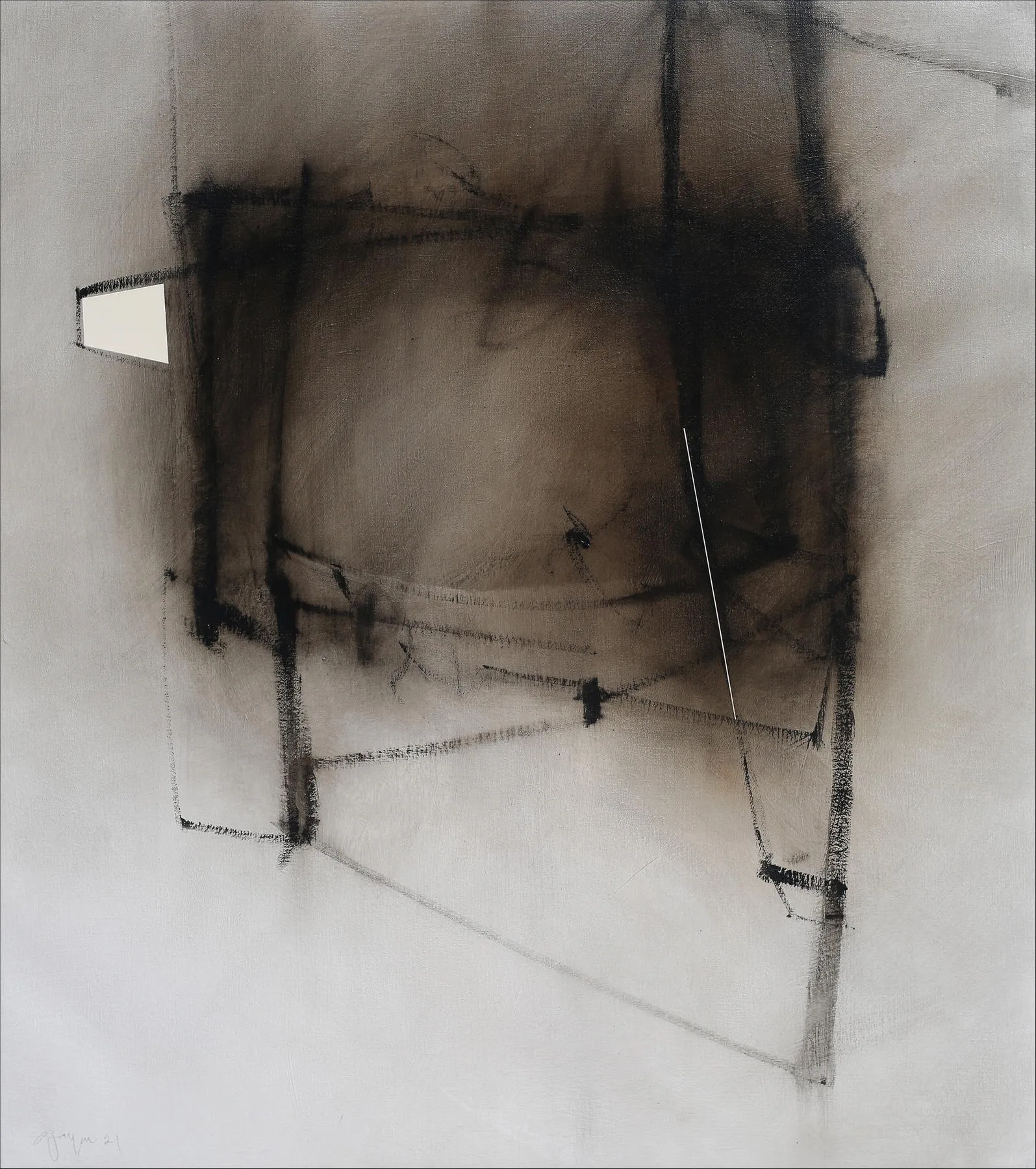 Cada Lugar II #17, Fernando Gaspar, 2022, Mixed media on canvas