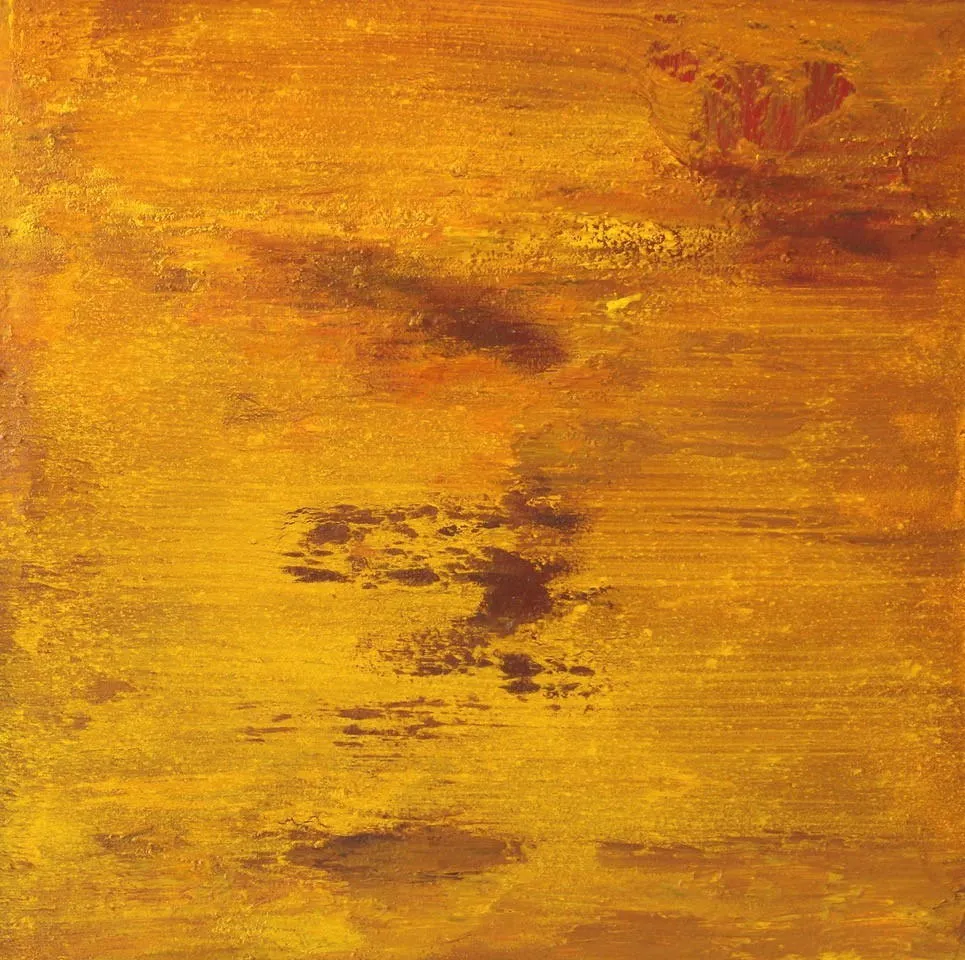 Univers D'or, Alberto Reguera, 2019, Mixed media on canvas